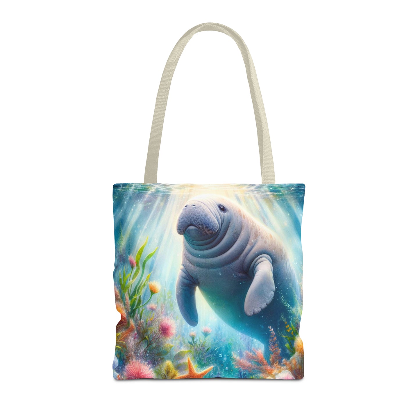 Manatee tote bag