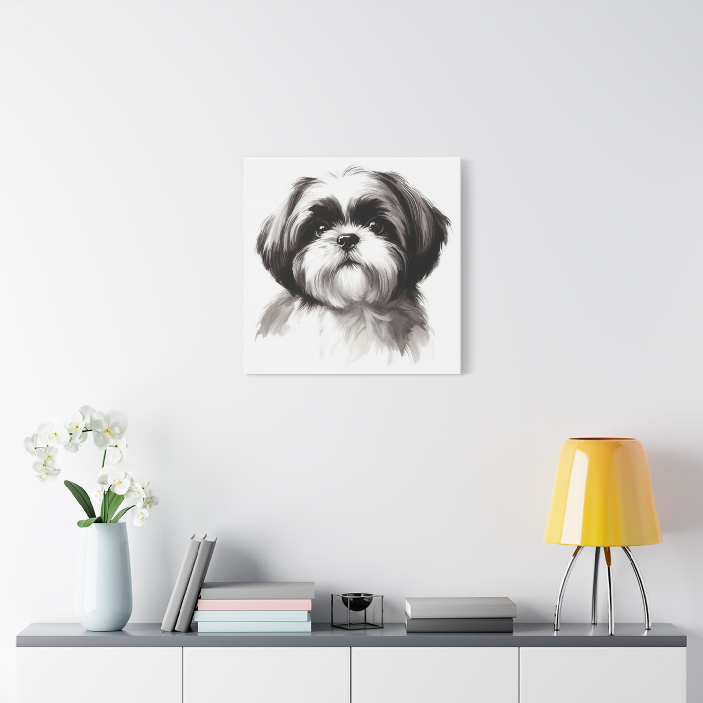 Shih tzu painting