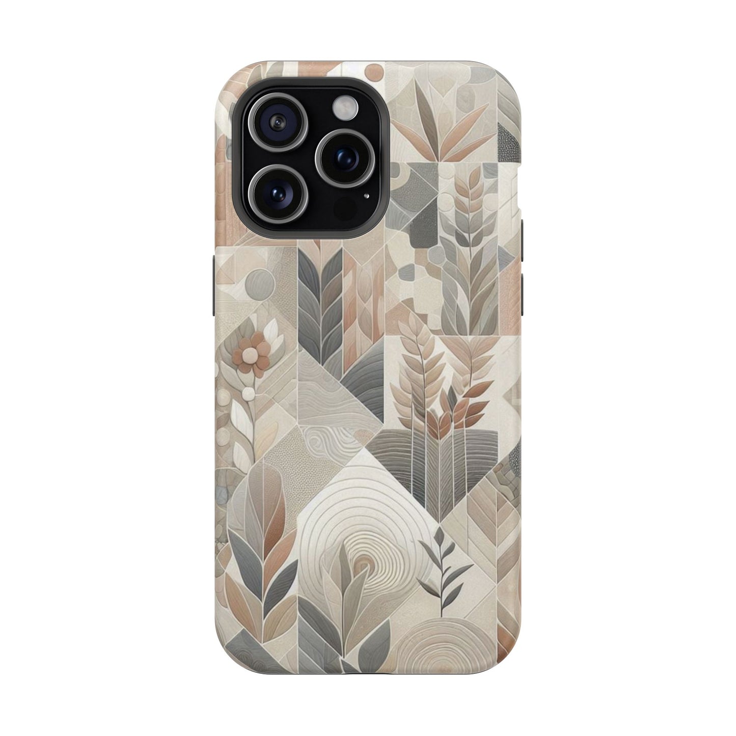 Boho Mosaic Phone Case Magnetic