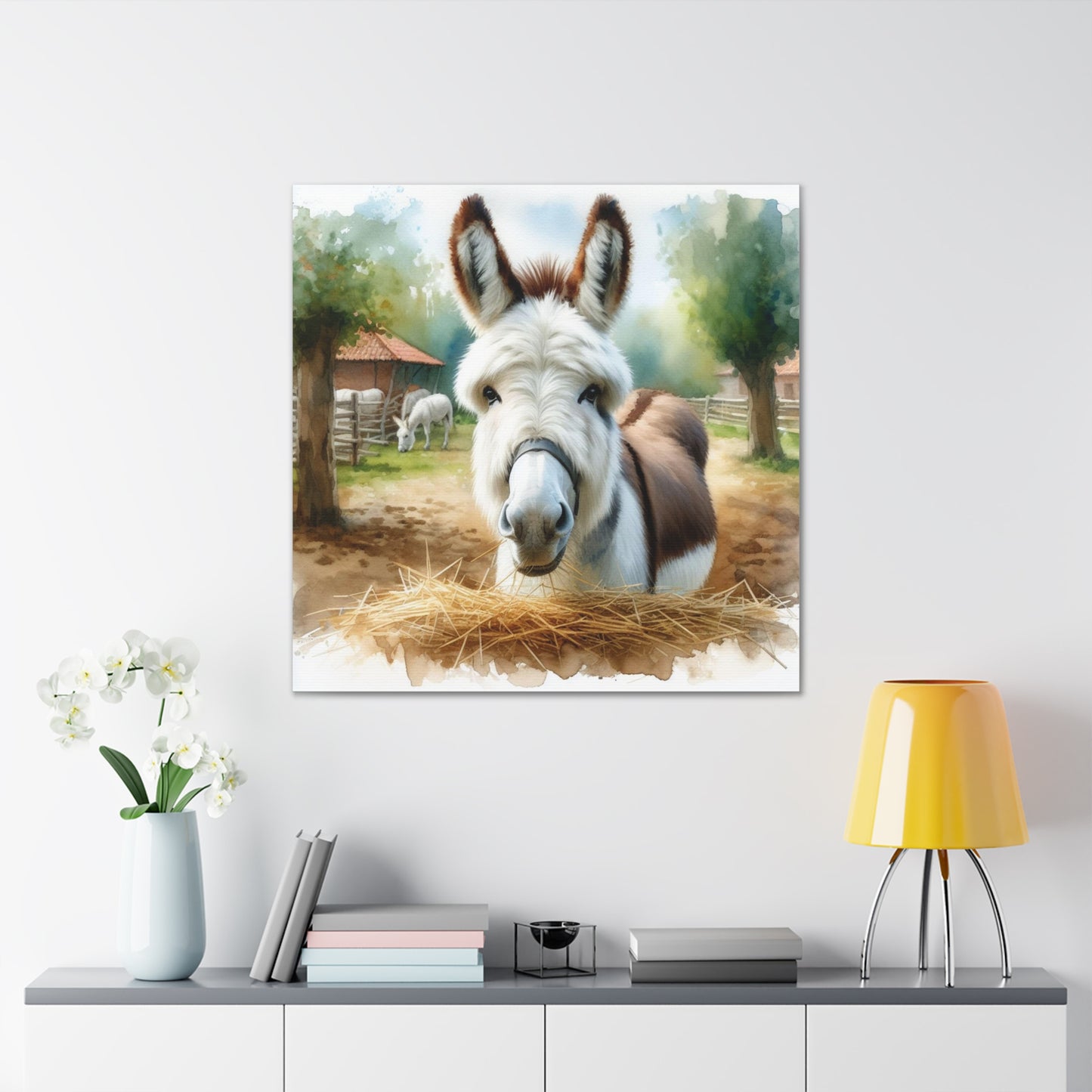 Donkey Painting Print