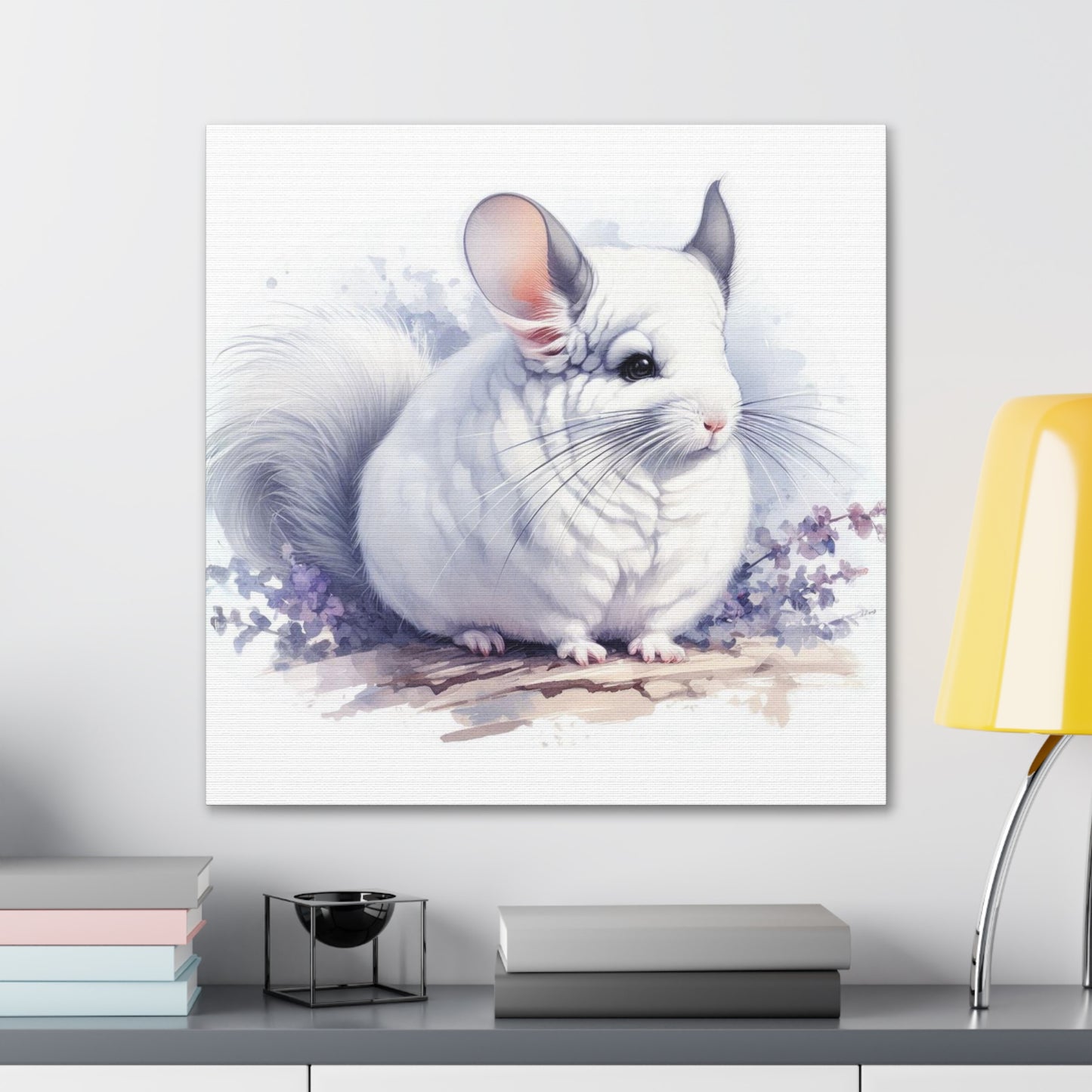 White Chinchilla painting