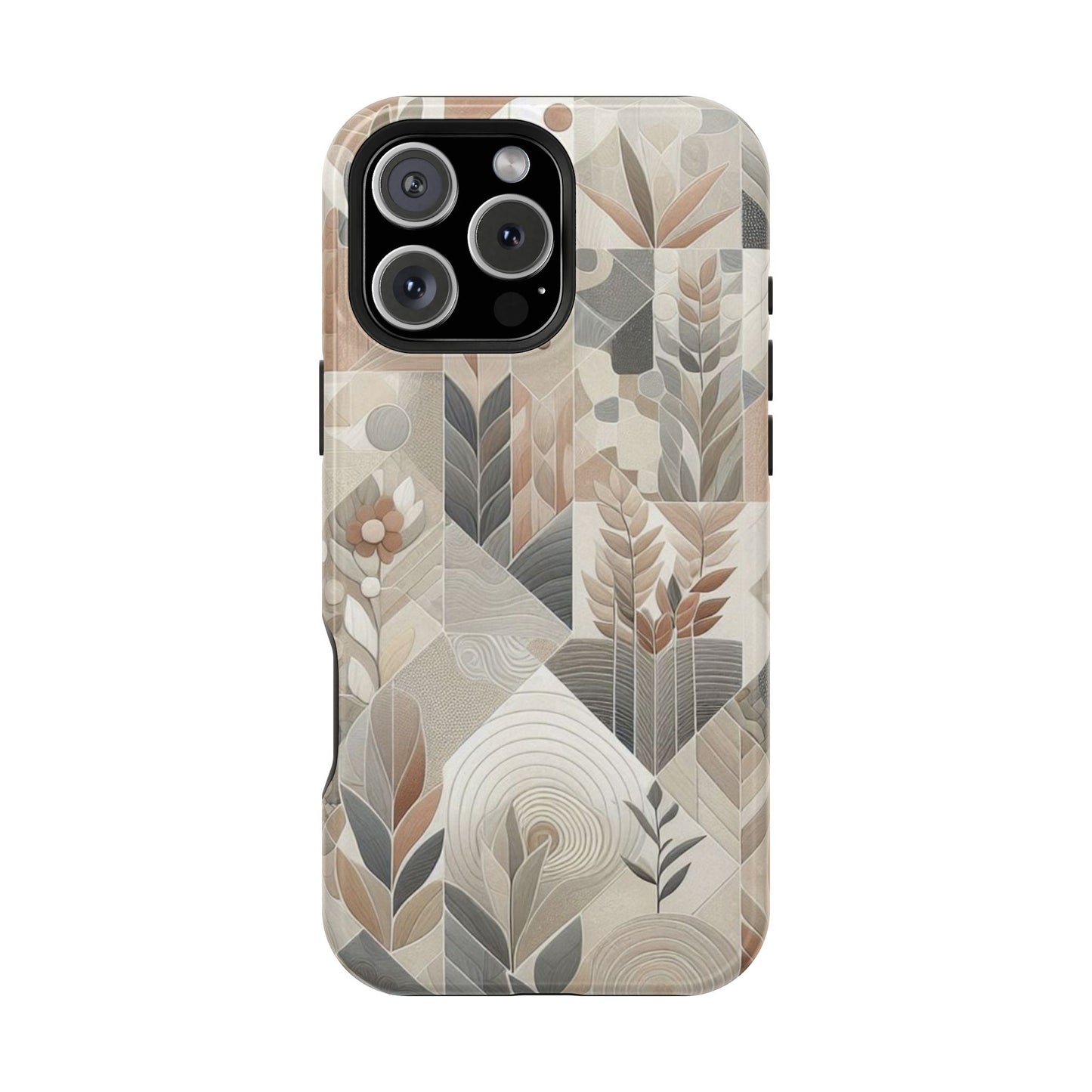 Boho Mosaic Phone Case Magnetic