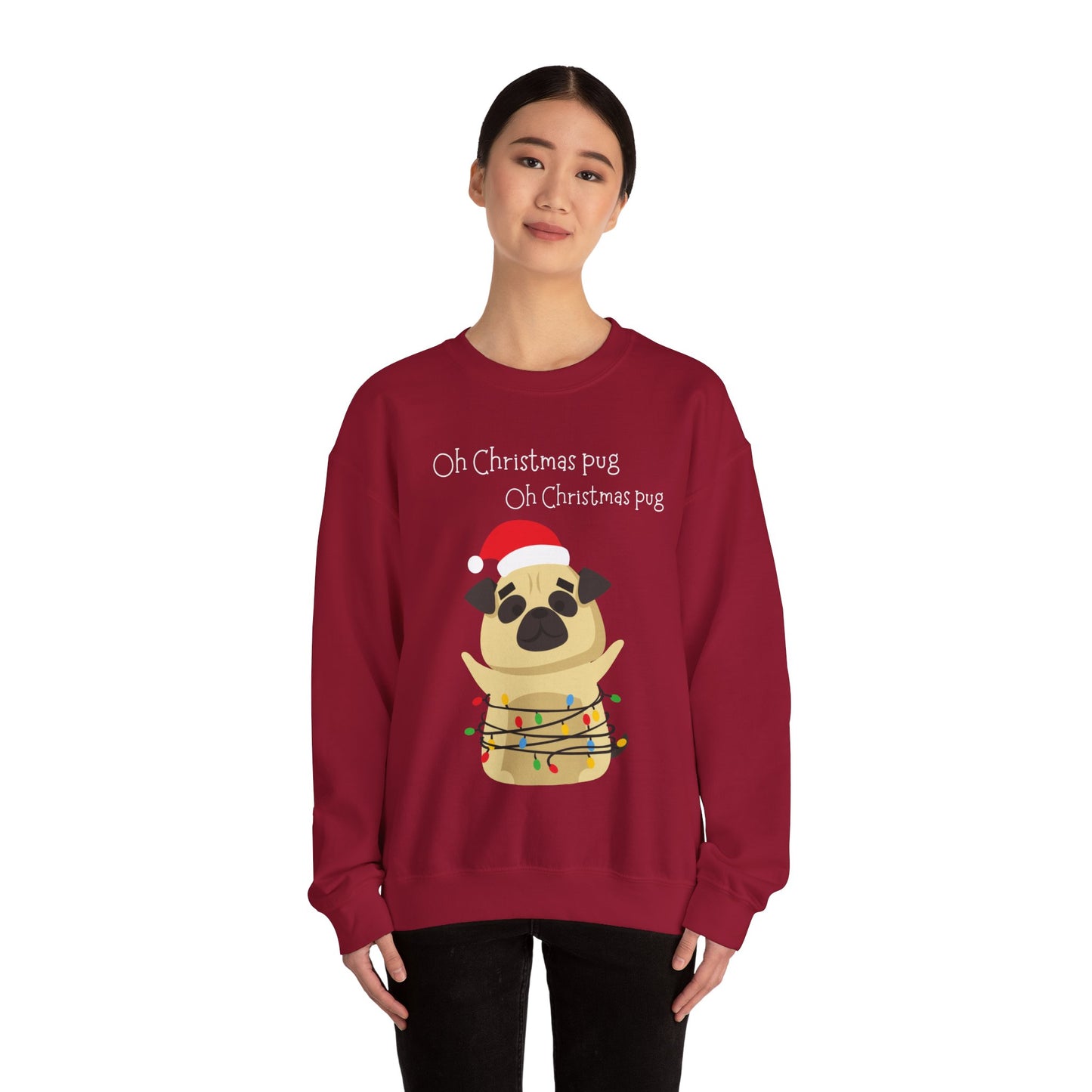 Christmas Pug Sweatshirt