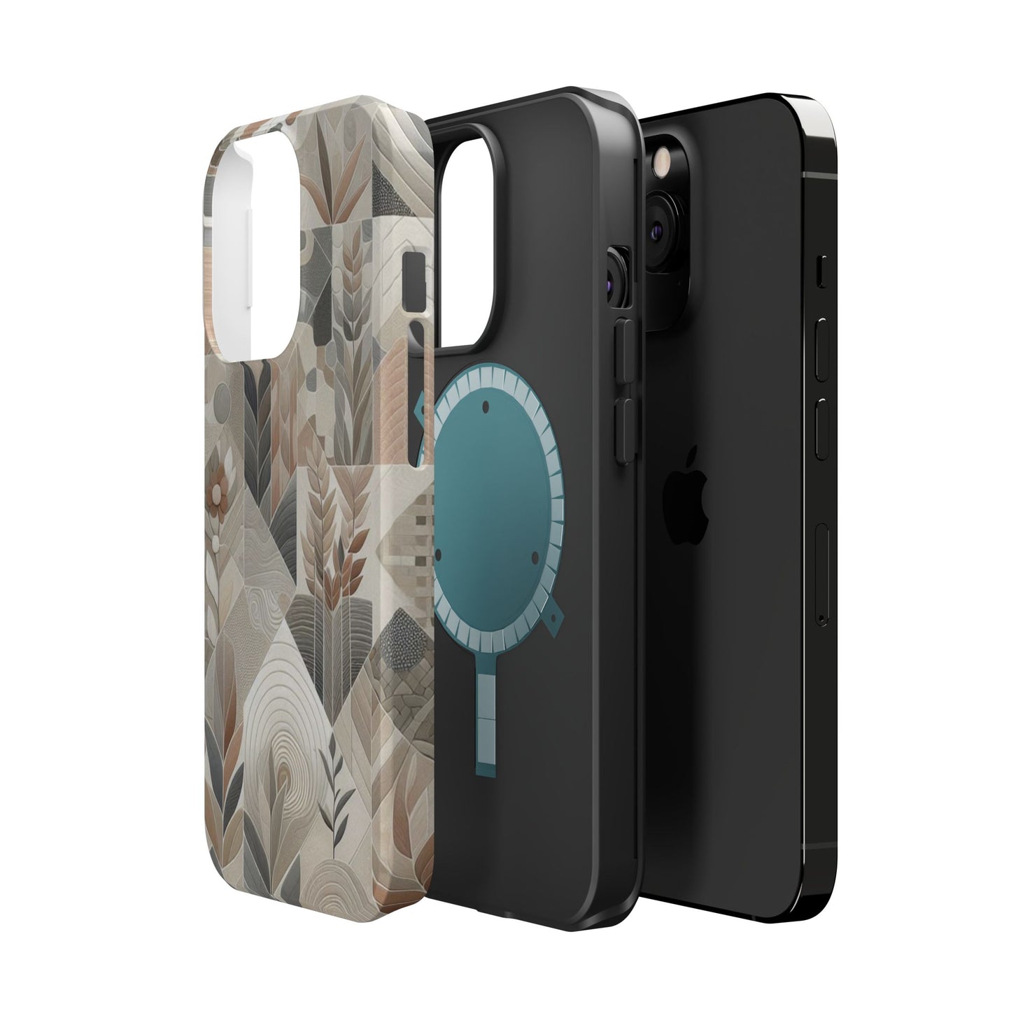 Boho Mosaic Phone Case Magnetic