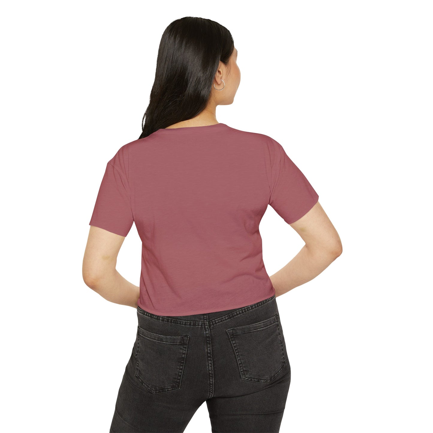 Gold Cropped Tee Women's