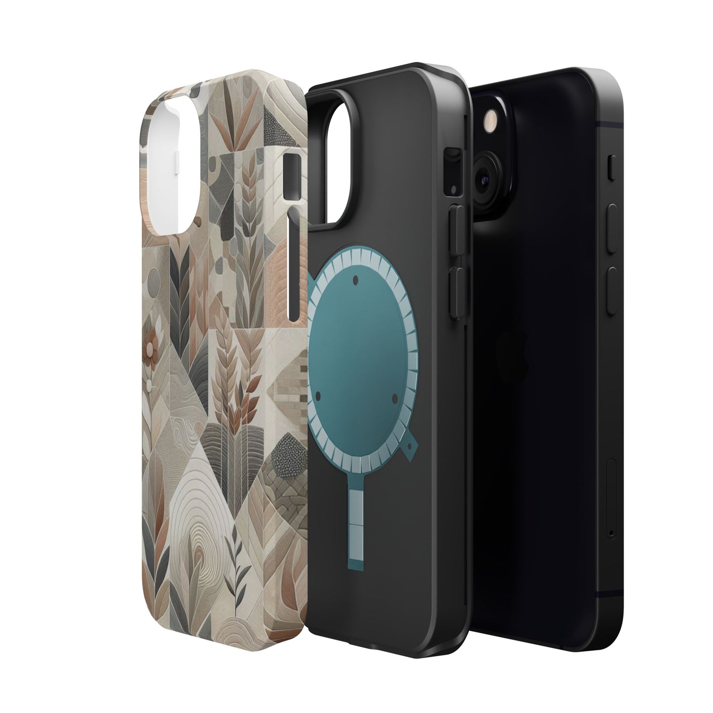 Boho Mosaic Phone Case Magnetic