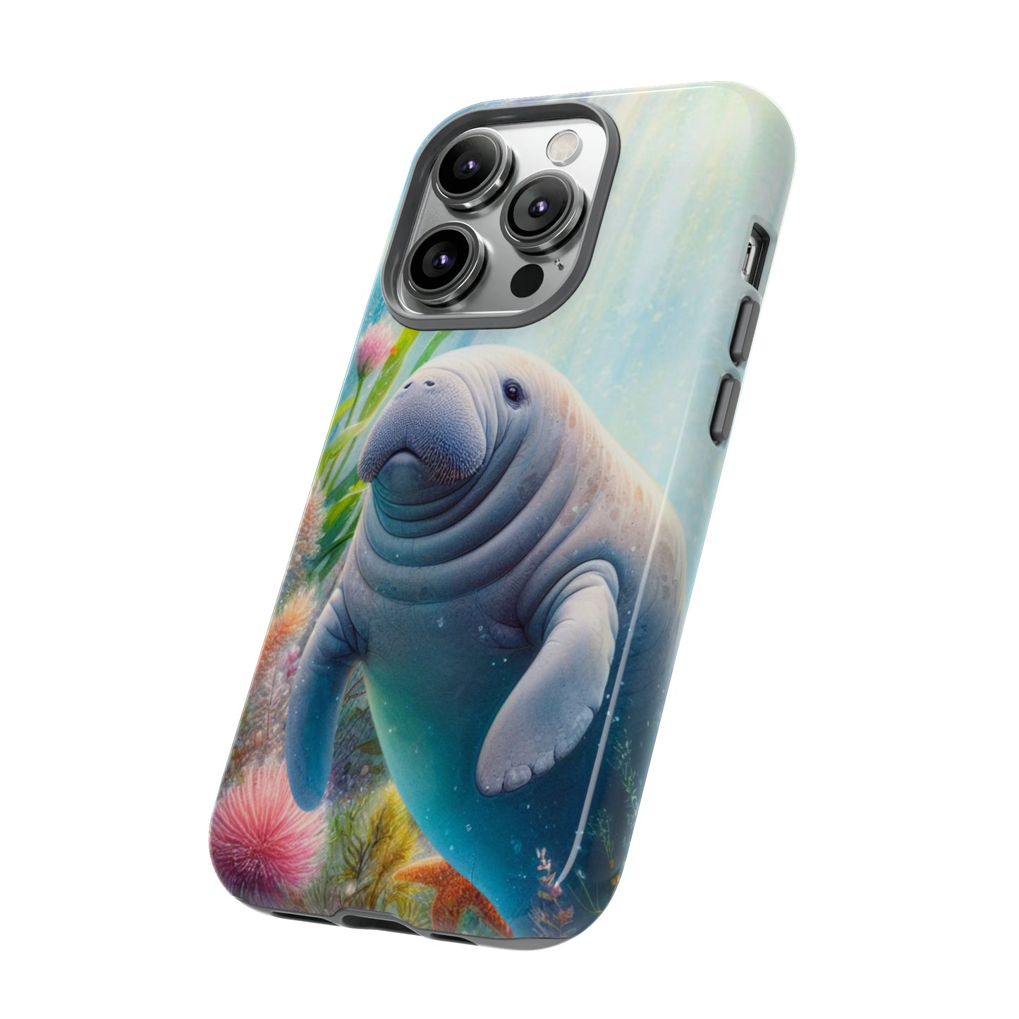 Manatee phone case protective