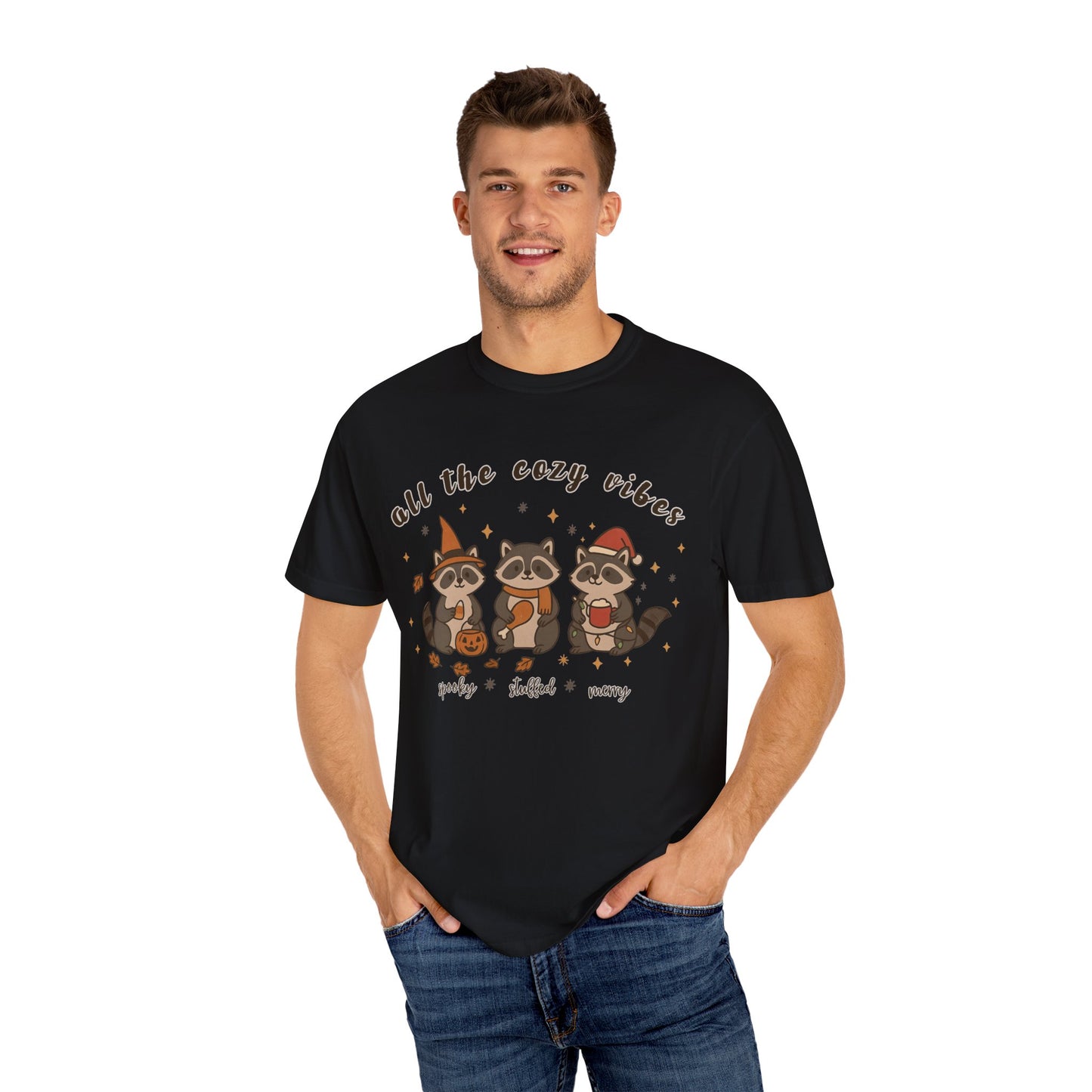 Seasonal Raccoon T-Shirt