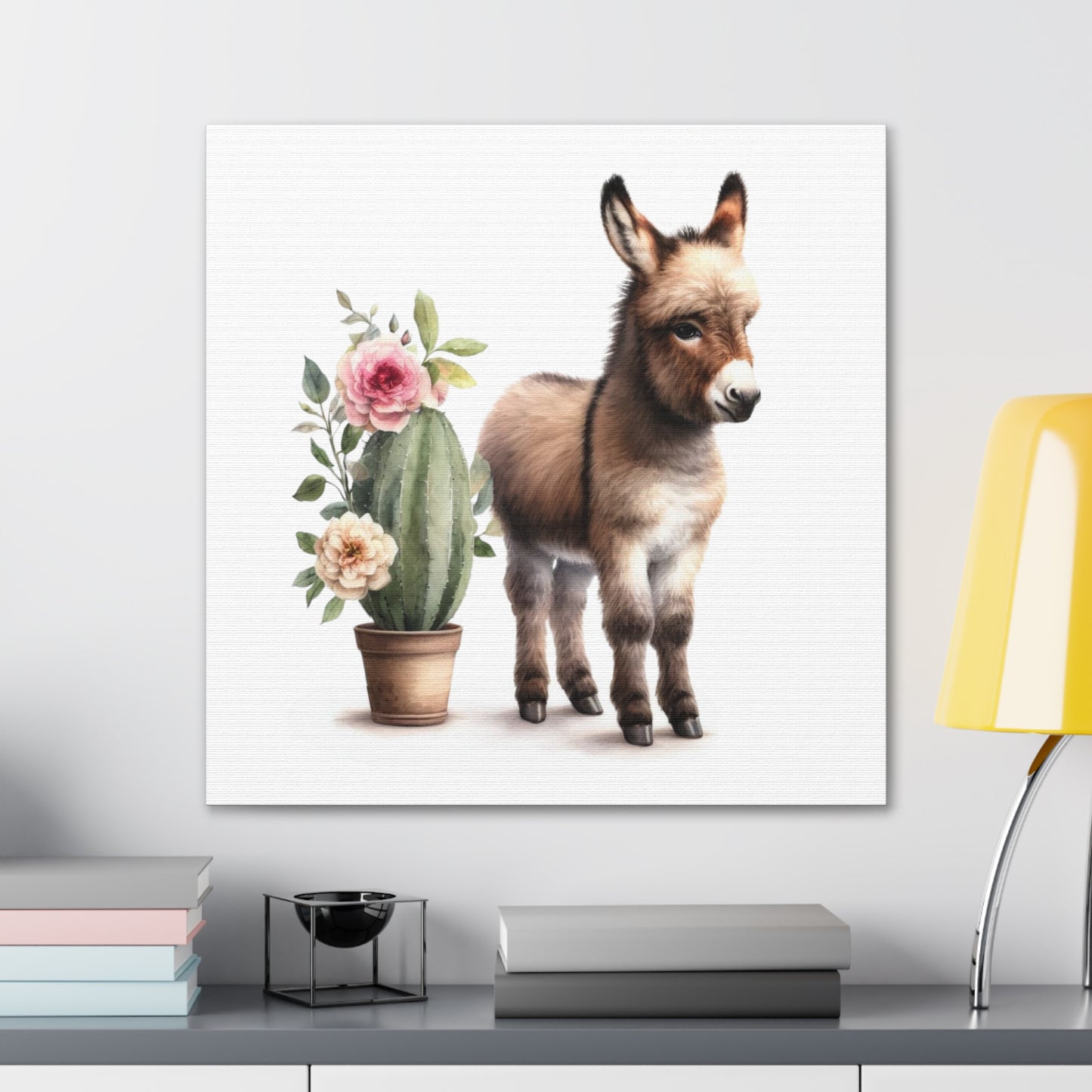 Mini donkey painting