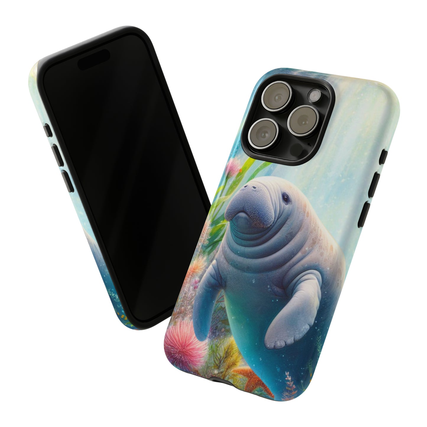 Manatee phone case protective