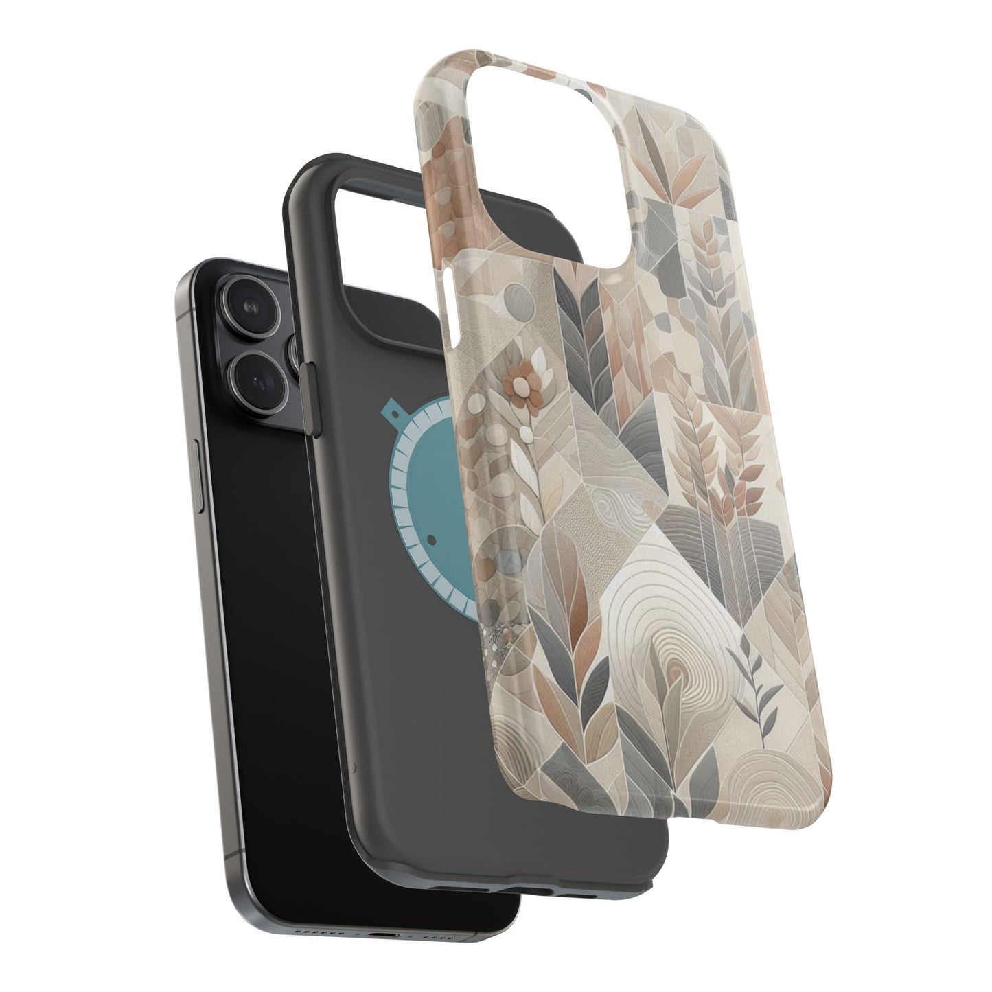 Boho Mosaic Phone Case Magnetic
