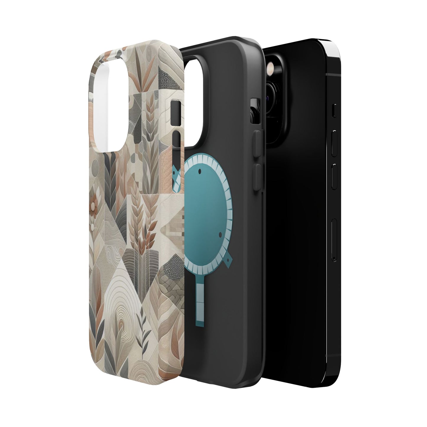 Boho Mosaic Phone Case Magnetic