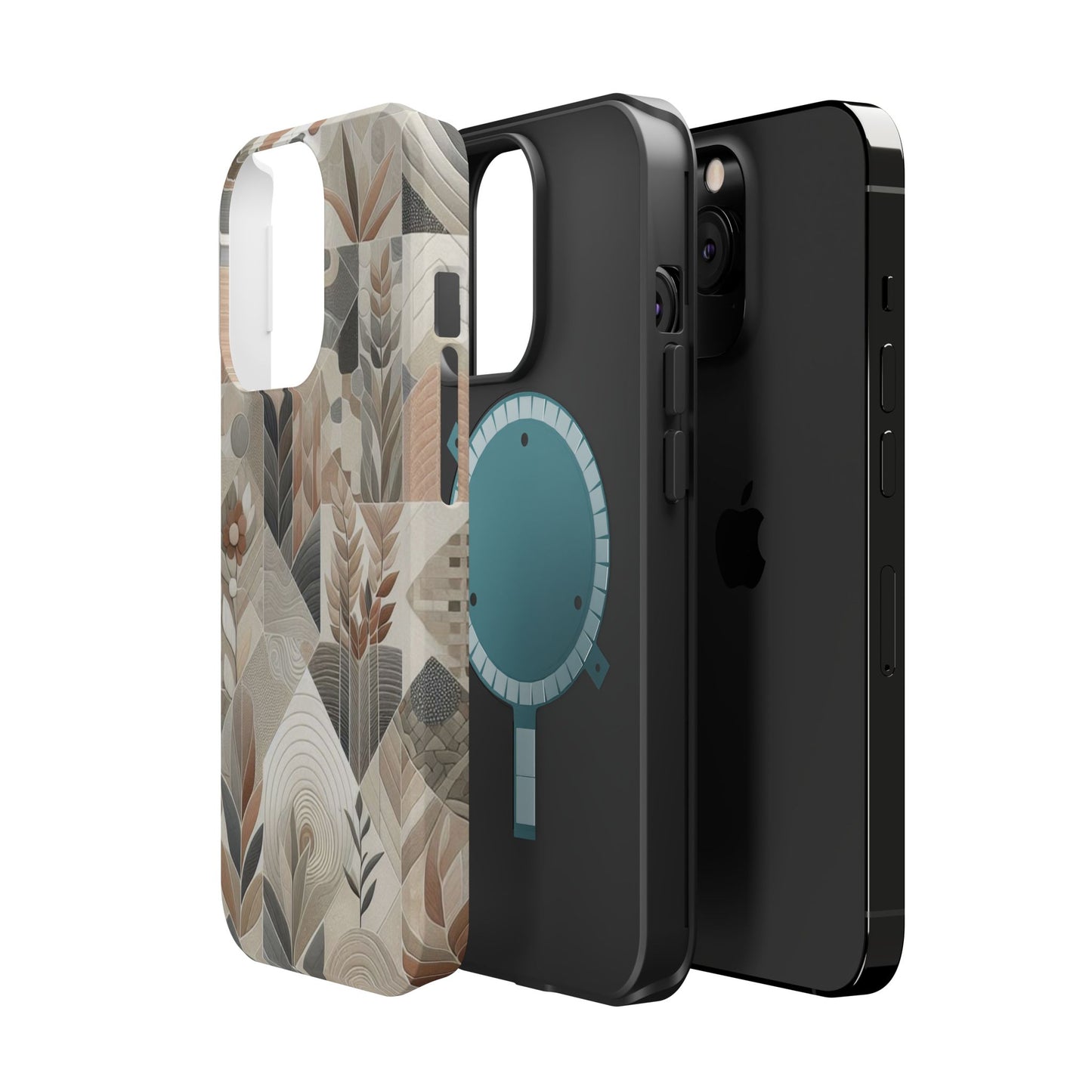 Boho Mosaic Phone Case Magnetic