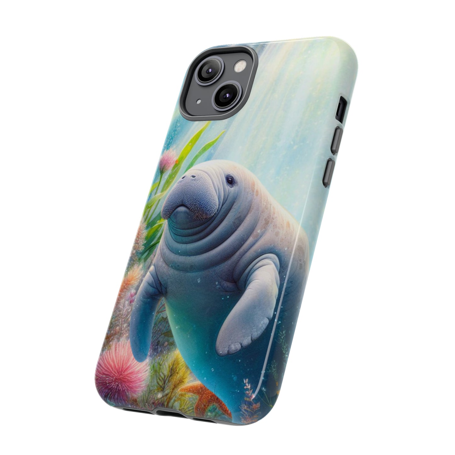 Manatee phone case protective