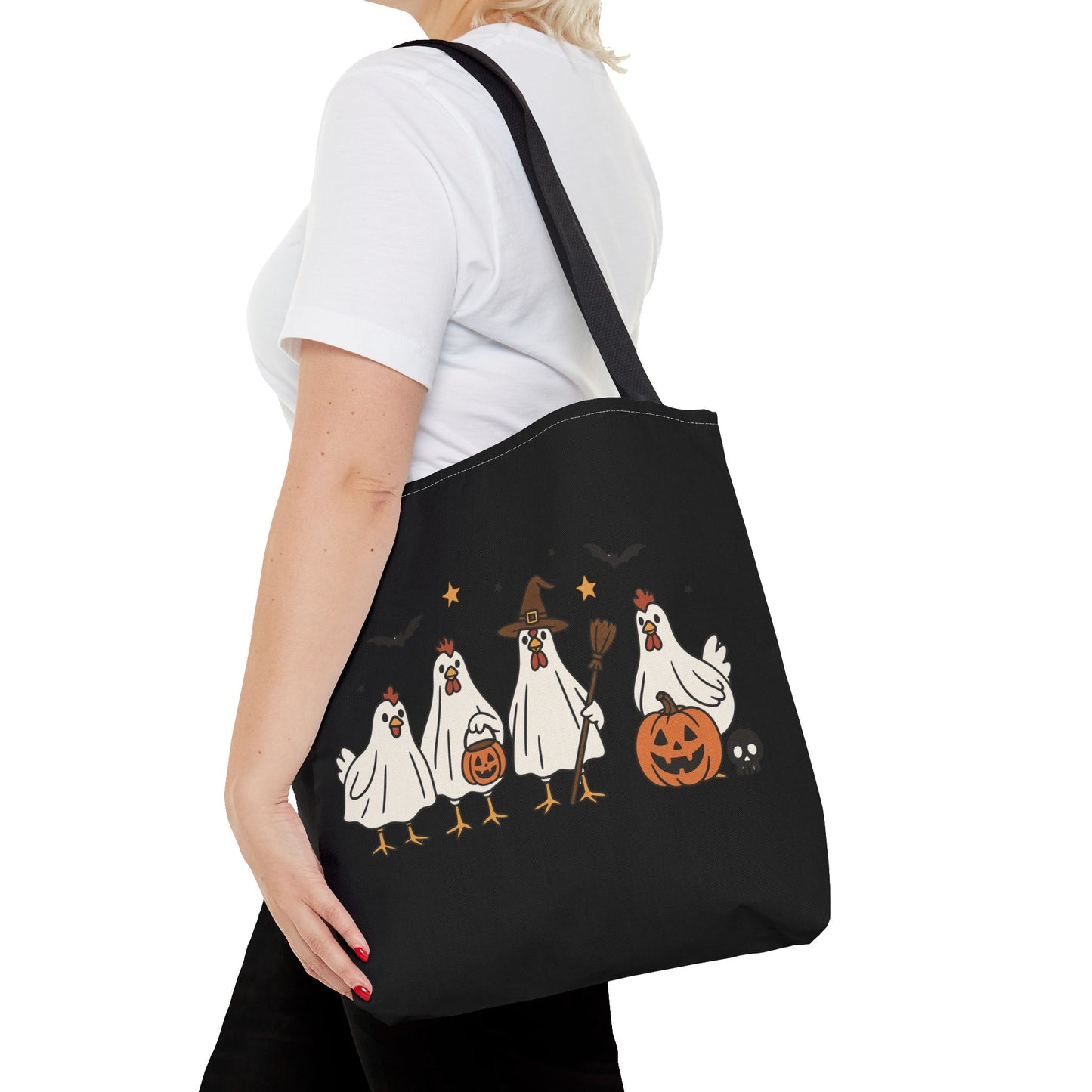 Chicken Halloween Tote Bag
