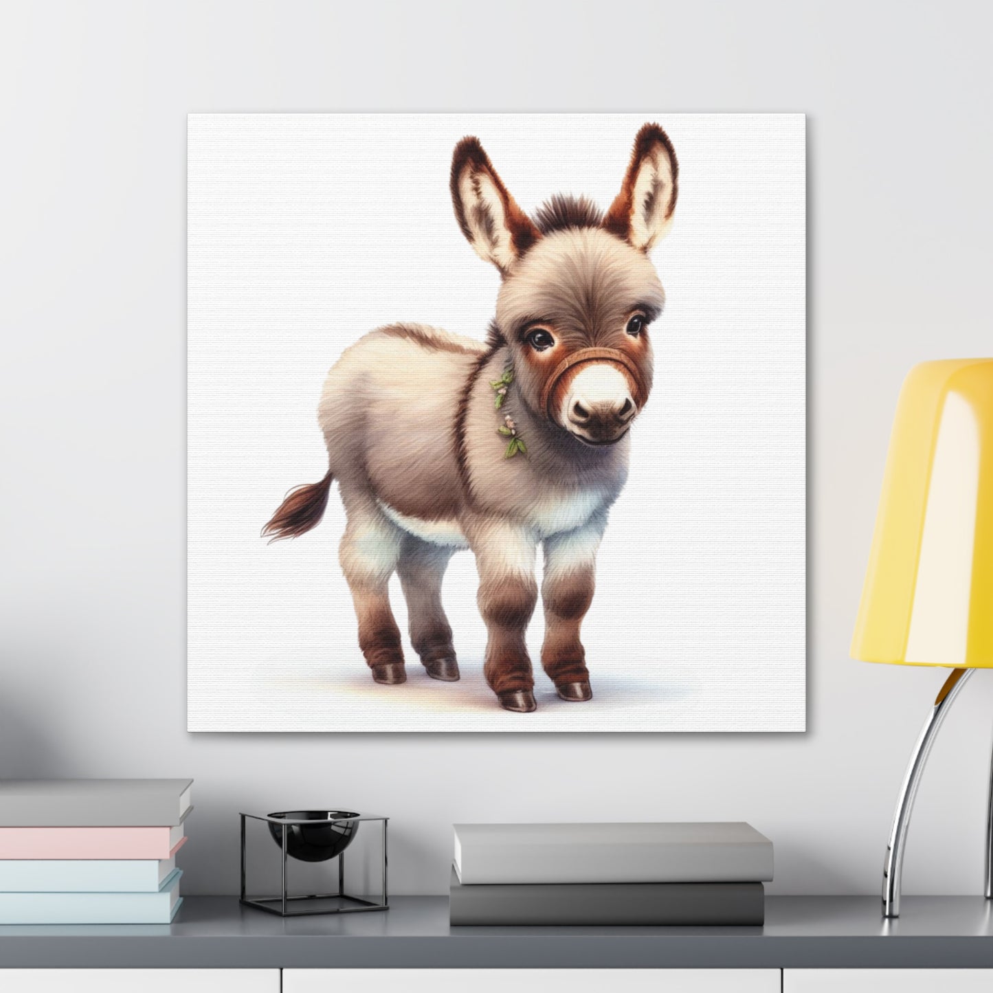 Mini donkey painting