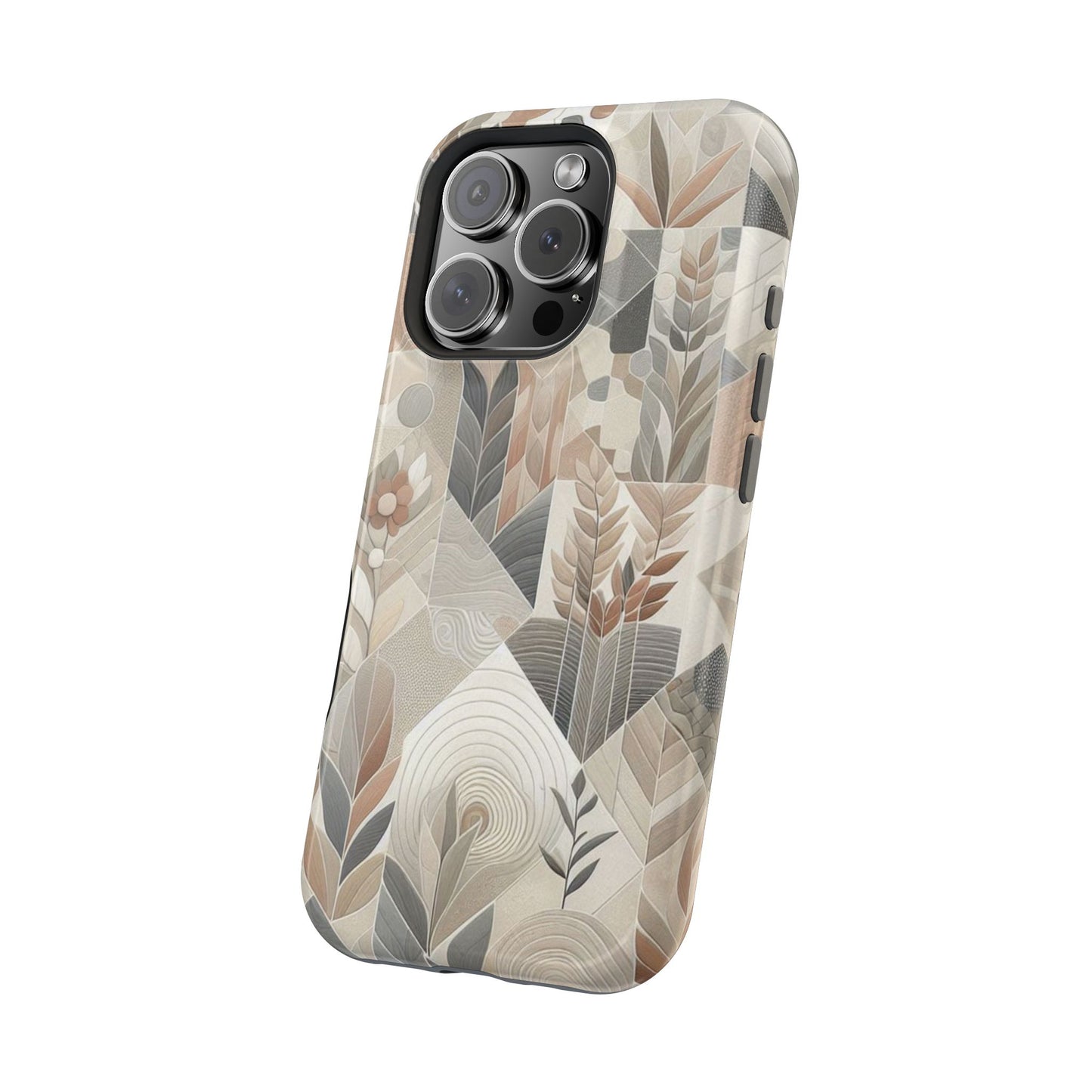 Boho Mosaic Phone Case Magnetic