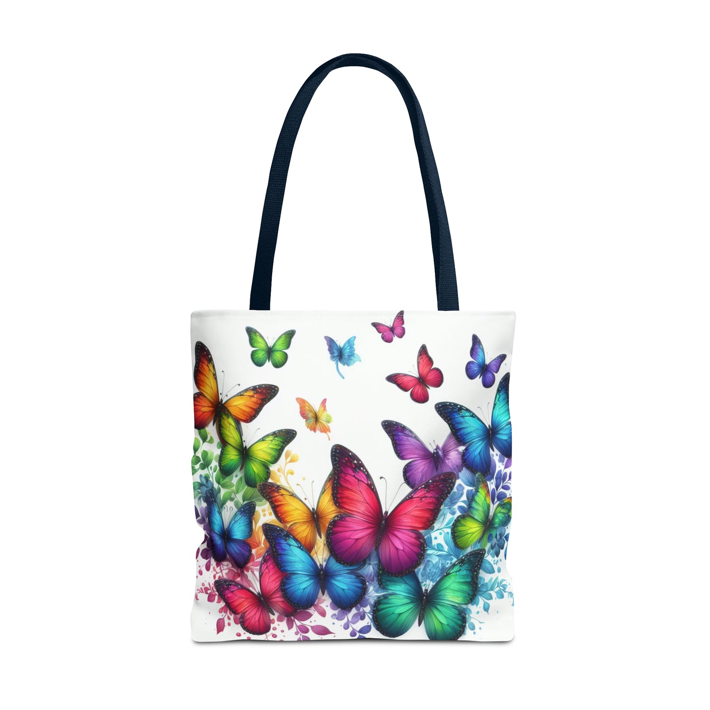 Rainbow Butterfly Tote Bag