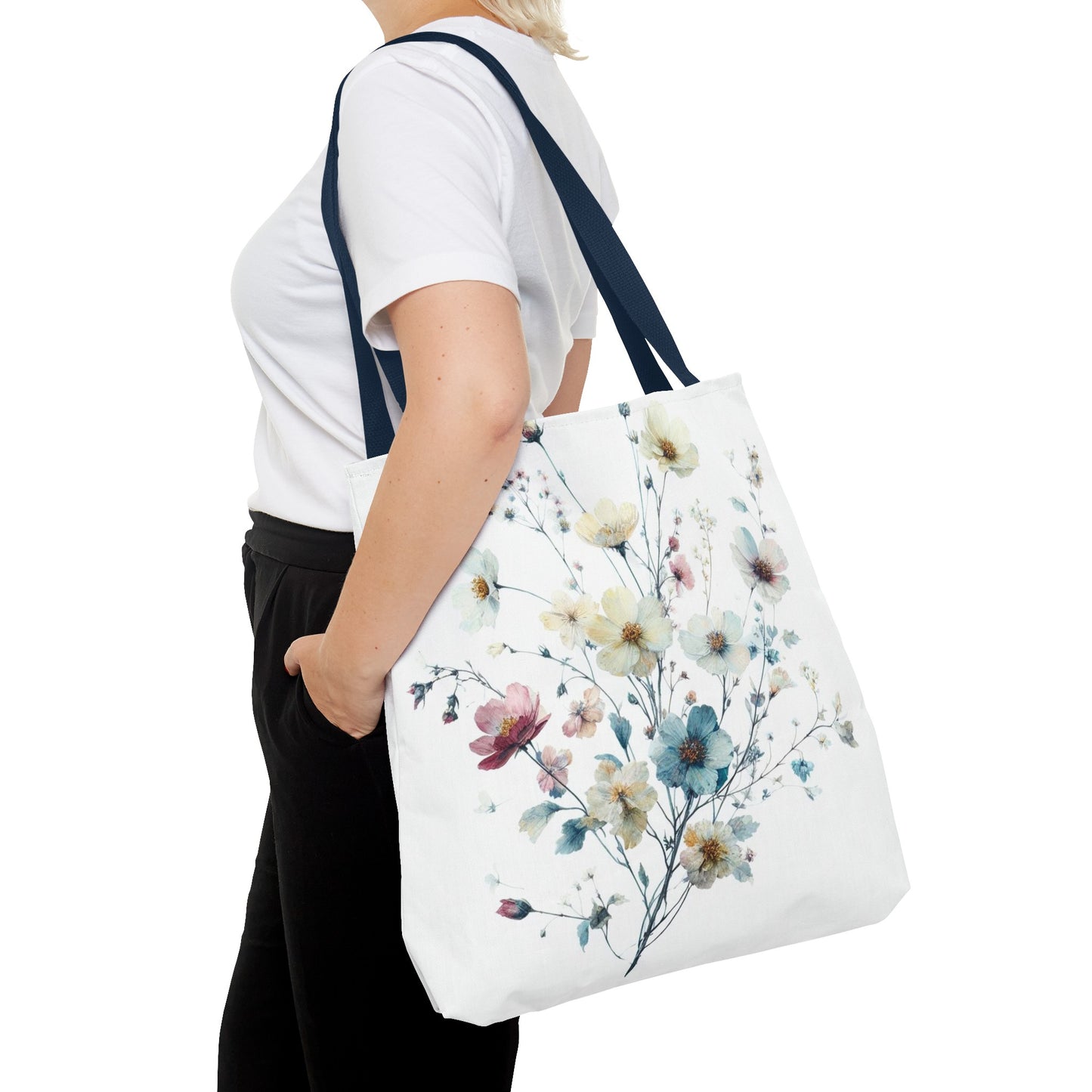 Flower tote bag