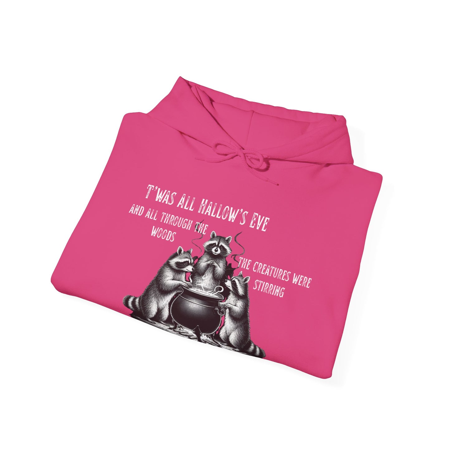 Raccoon Cauldron Halloween Hoodie