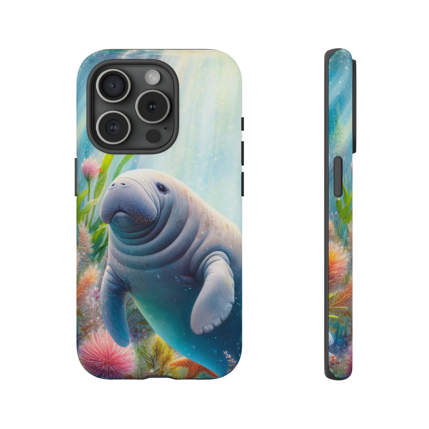 Manatee phone case protective