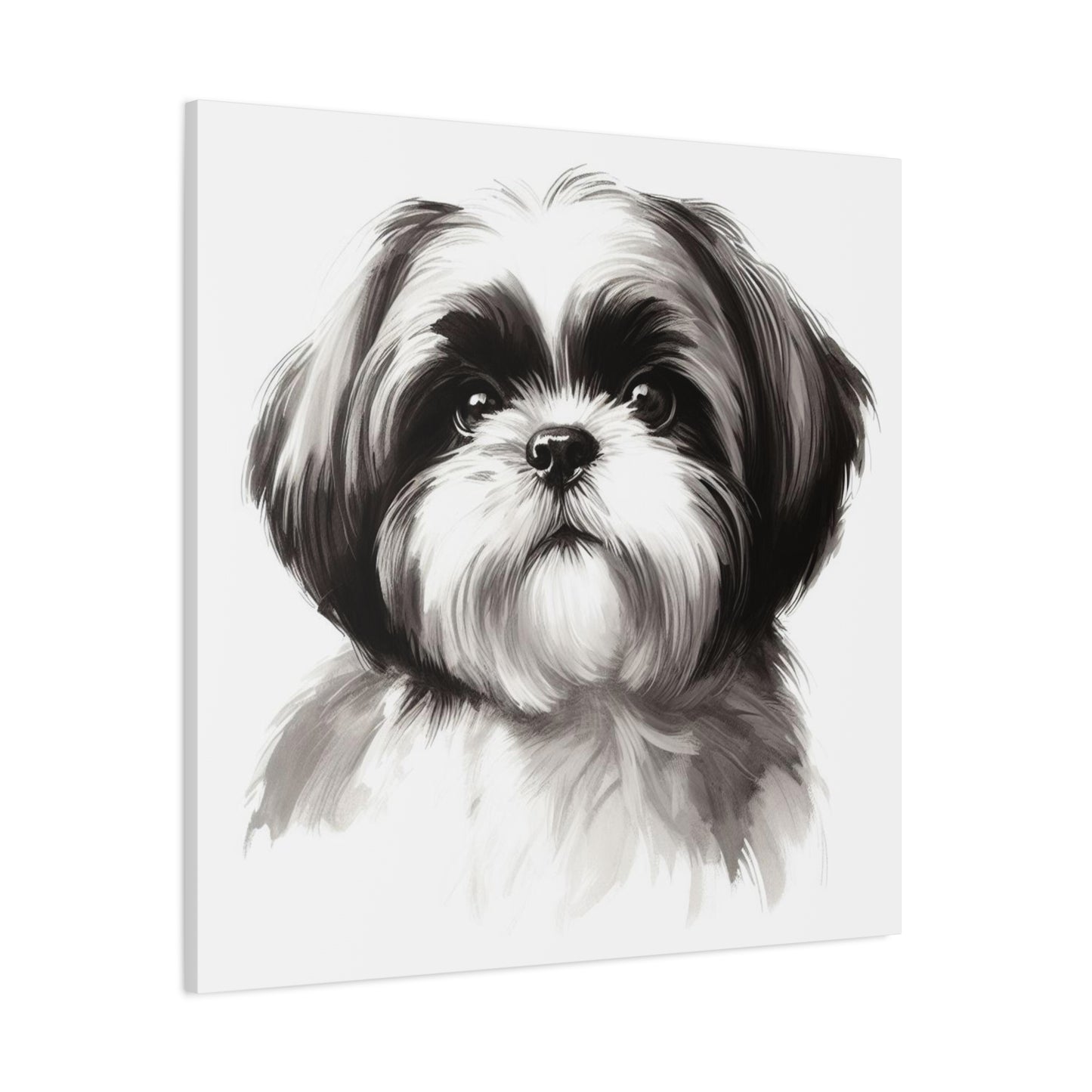Shih tzu painting