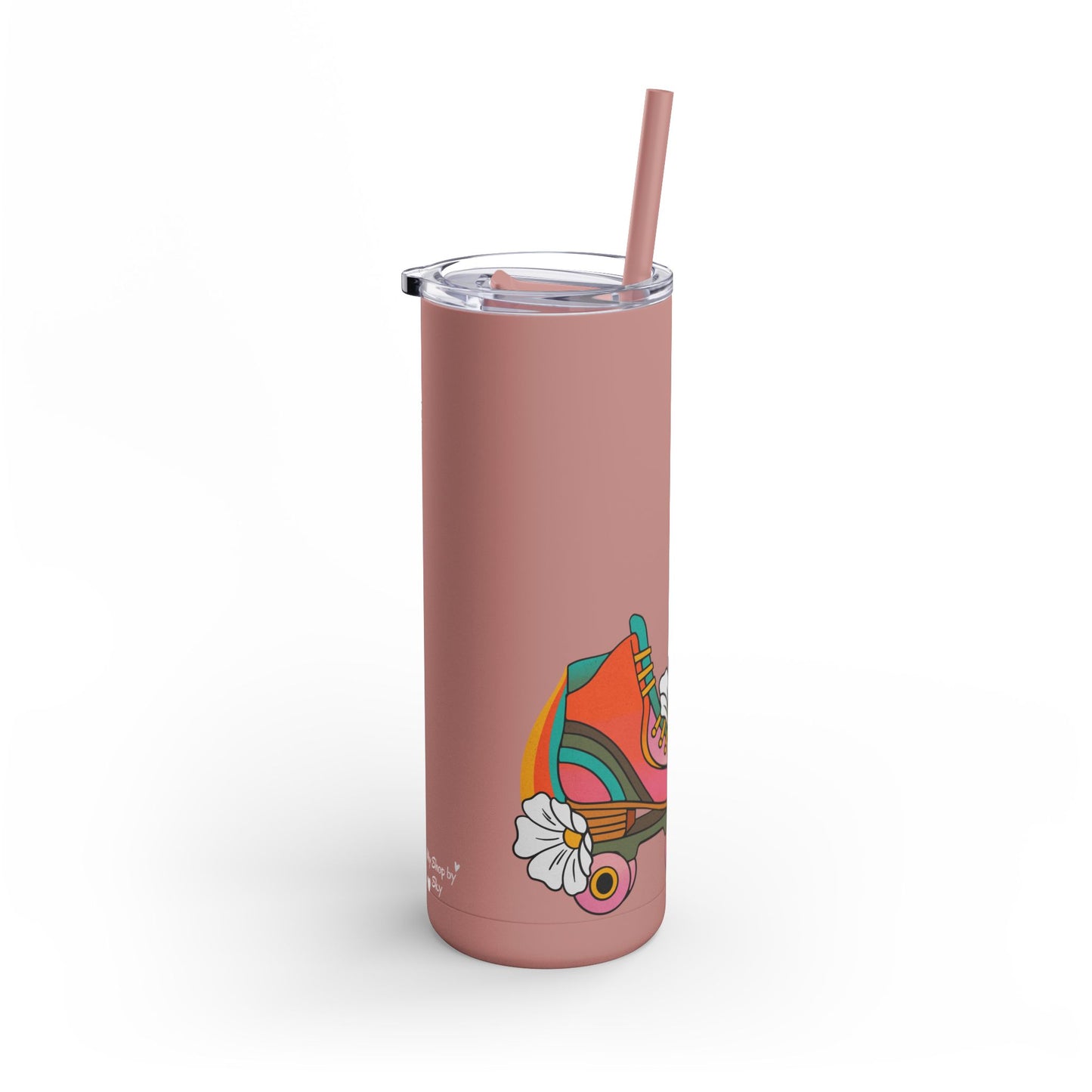 Disco Roller Skate Tumbler
