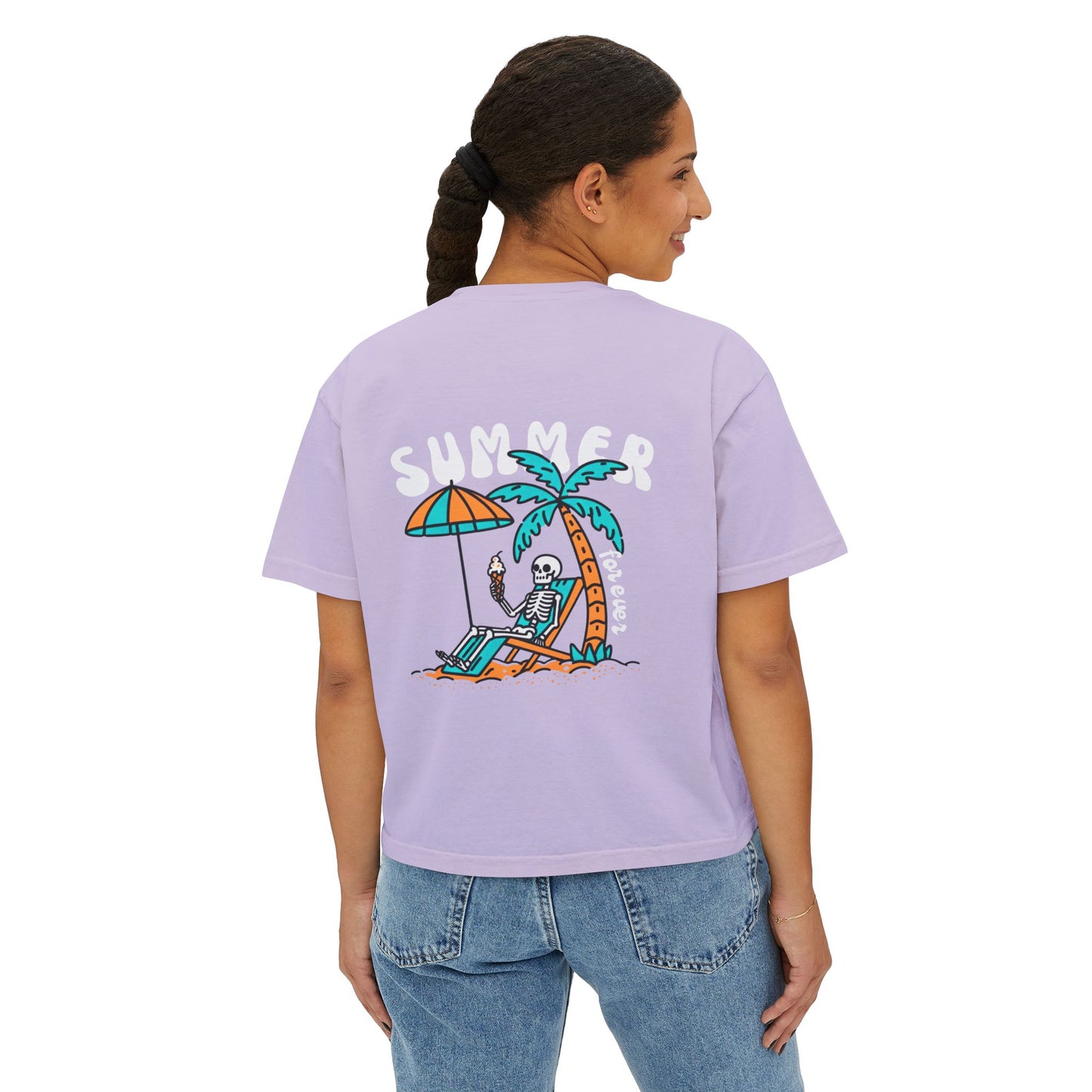 Summer Skeleton Women's Tee - Summerween Shirt