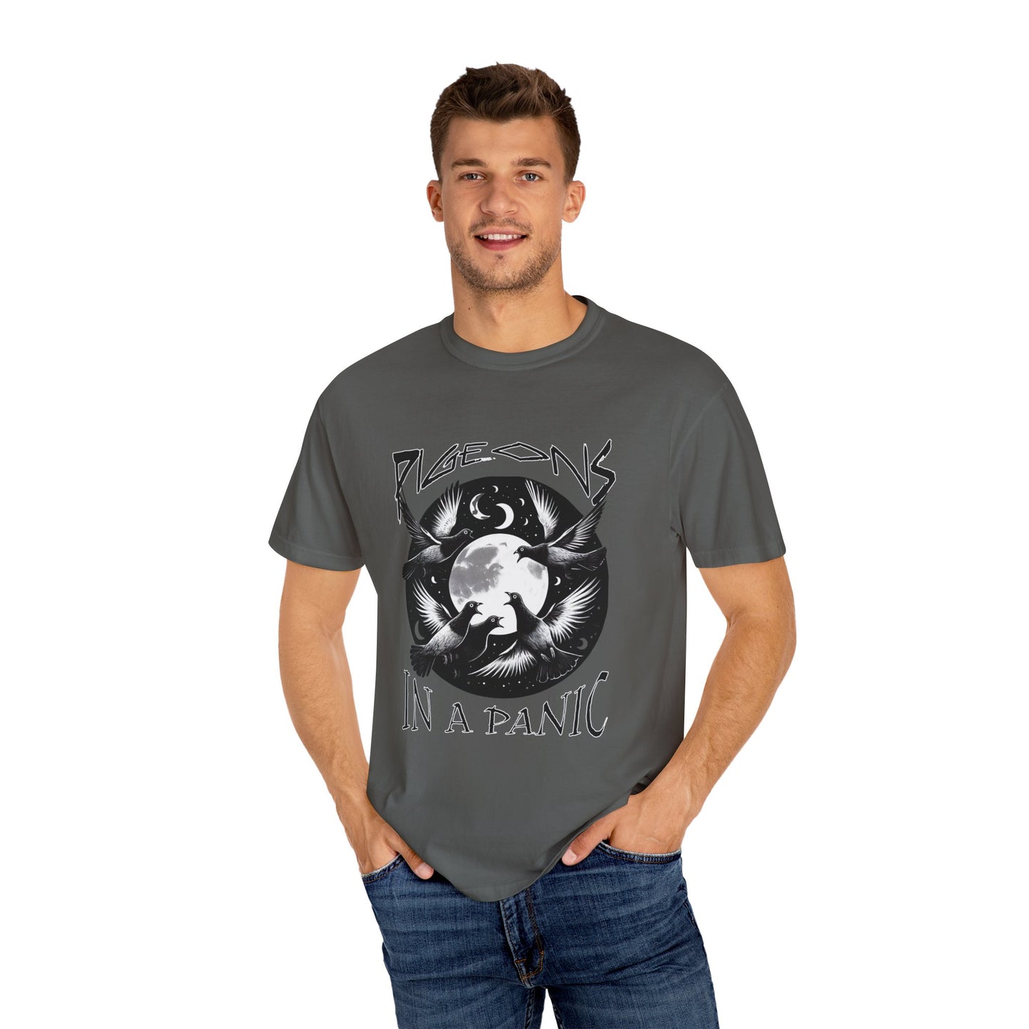 Pigeon Panic T-shirt