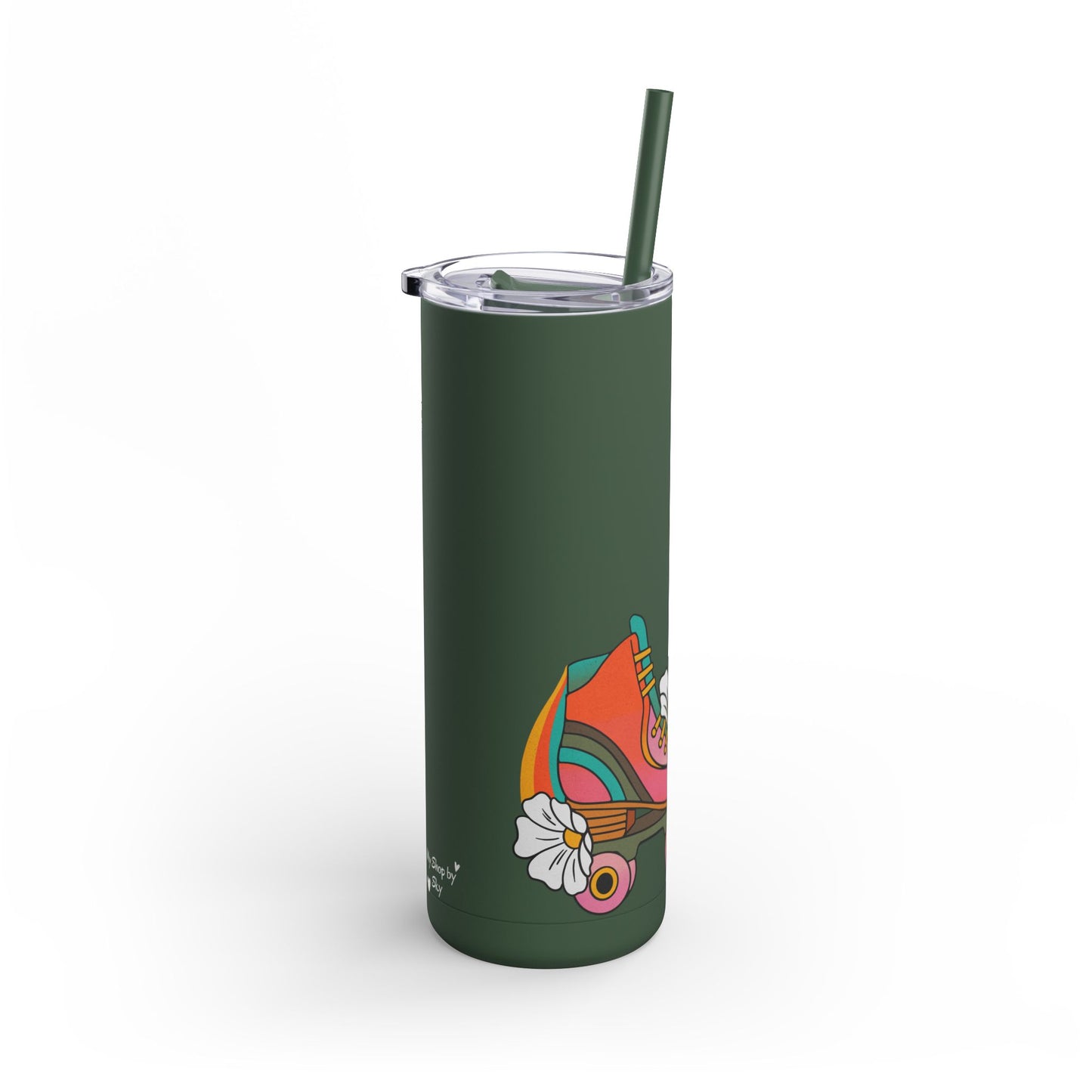 Disco Roller Skate Tumbler
