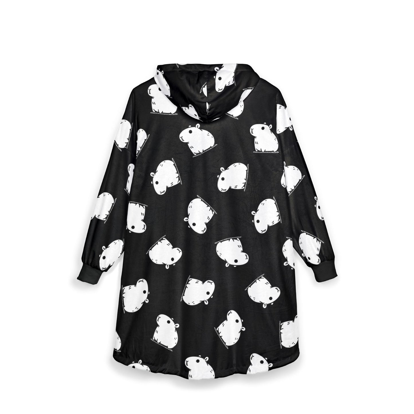 Capybara Hooded Blanket