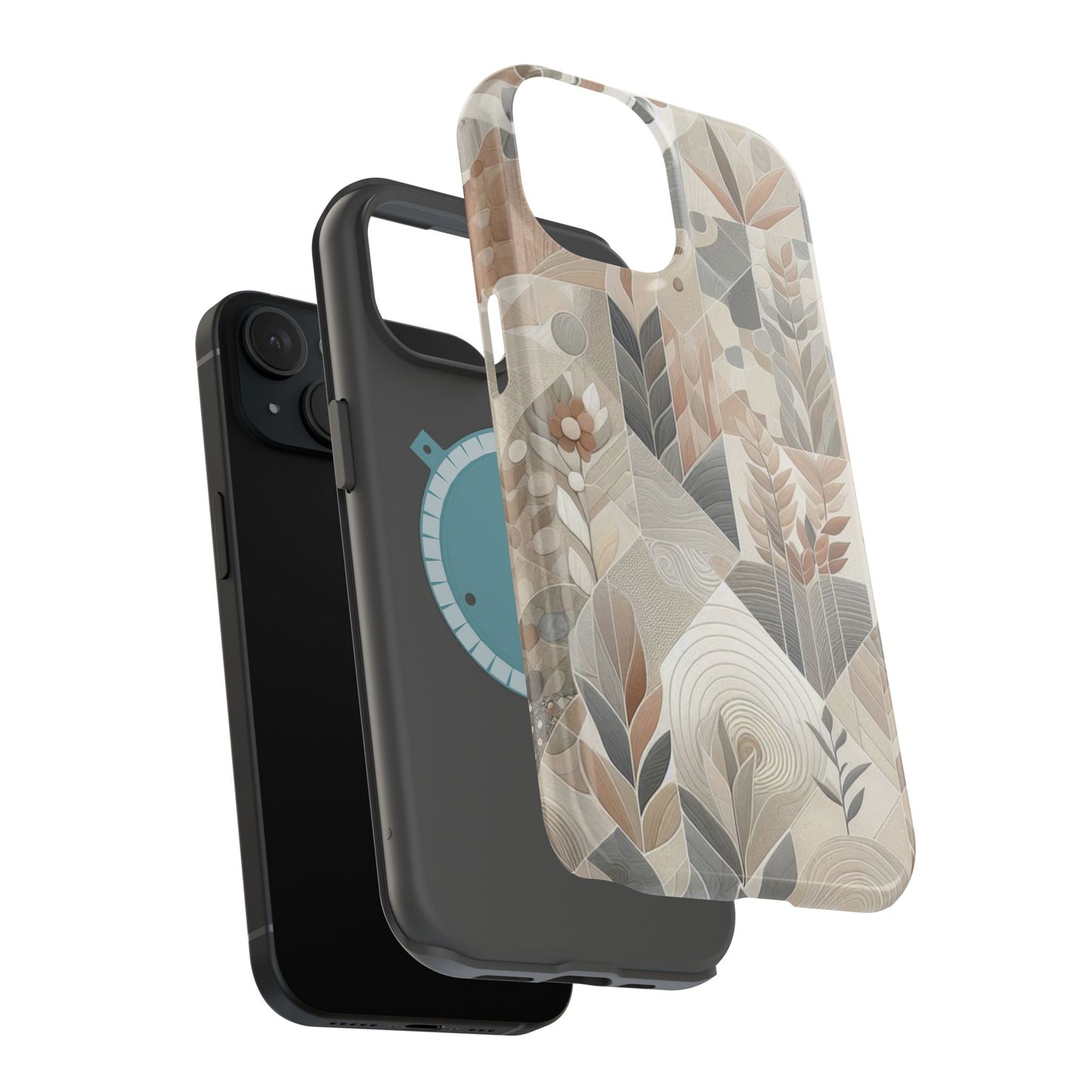 Boho Mosaic Phone Case Magnetic