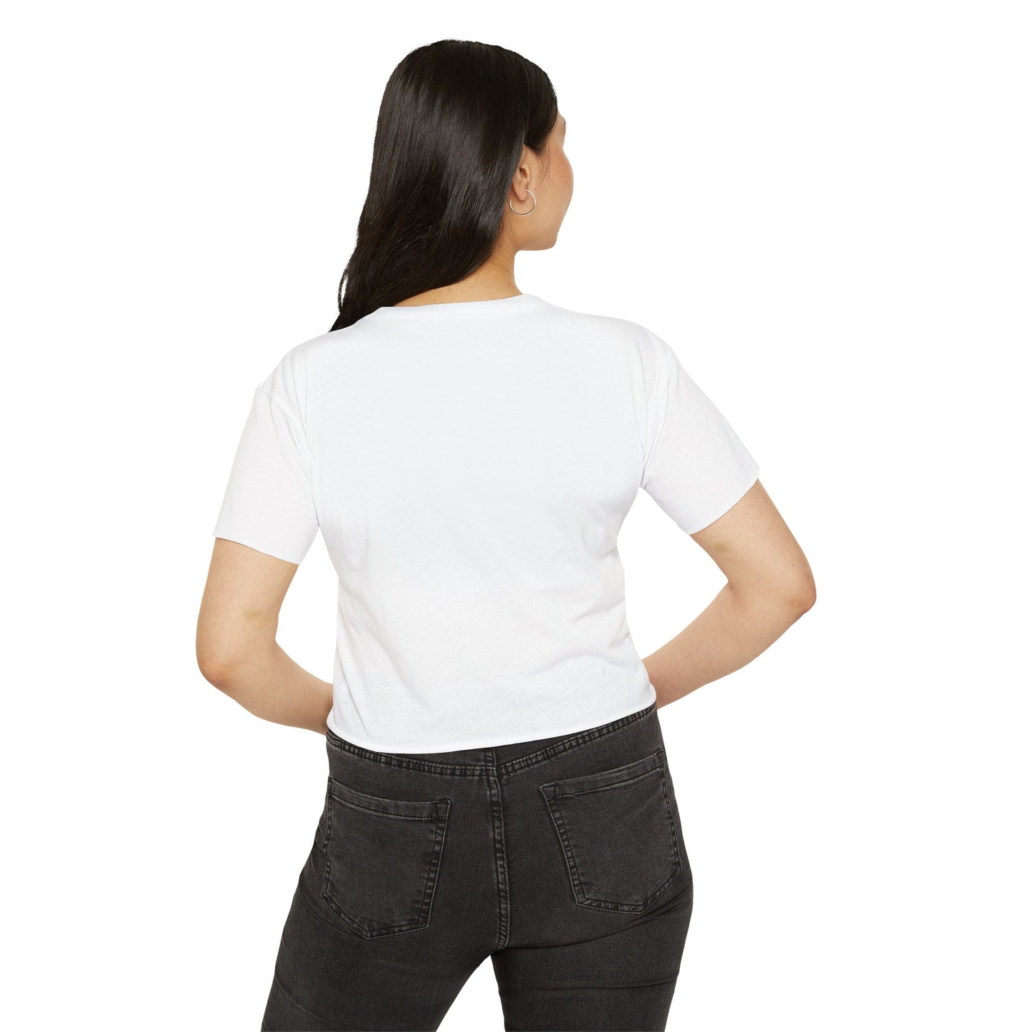 Gold Cropped Tee Women's