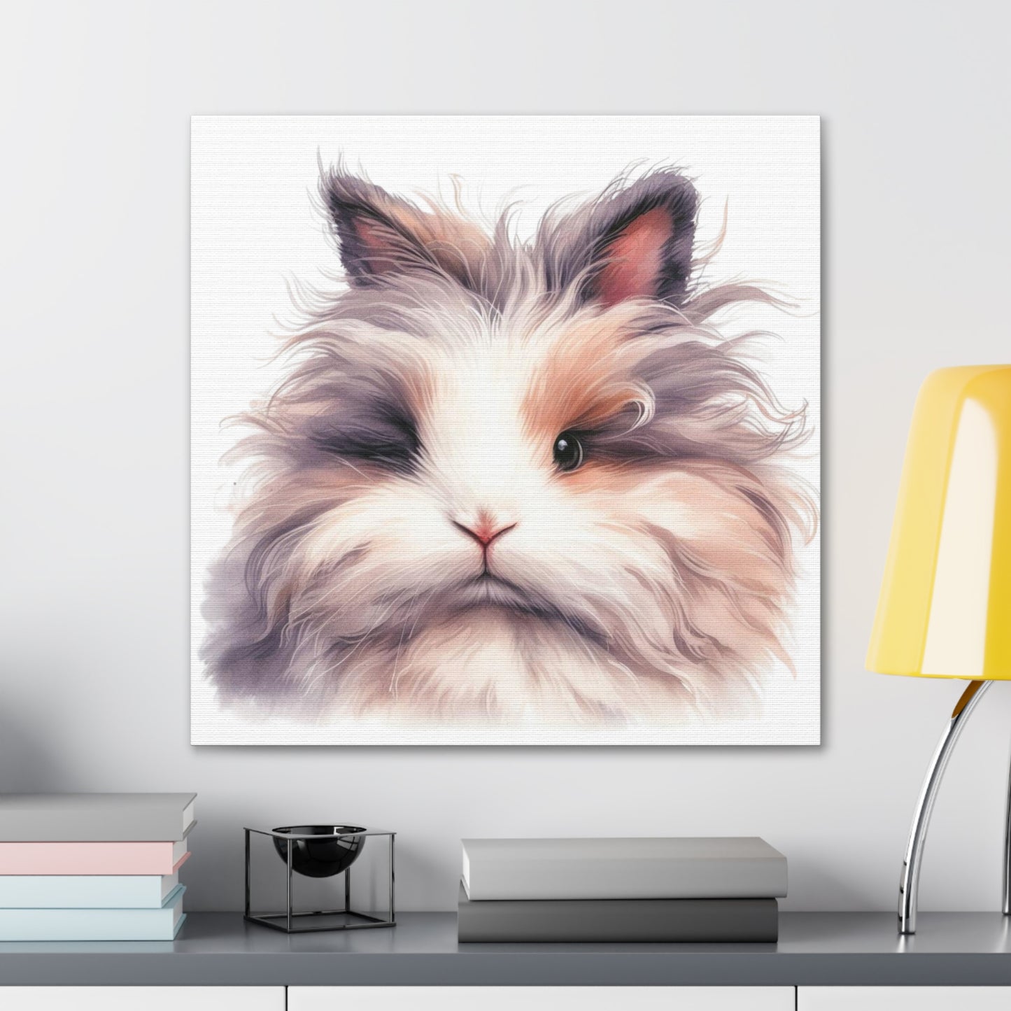 Fluffy Bunny painting