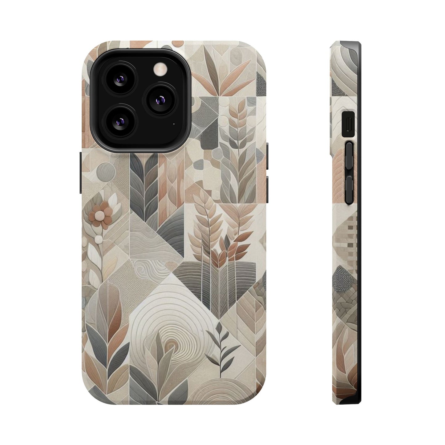 Boho Mosaic Phone Case Magnetic