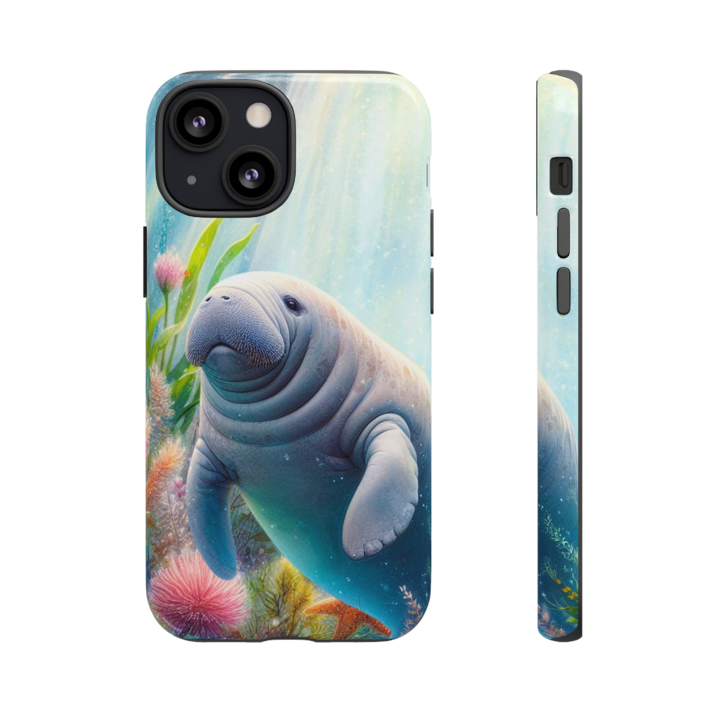 Manatee phone case protective