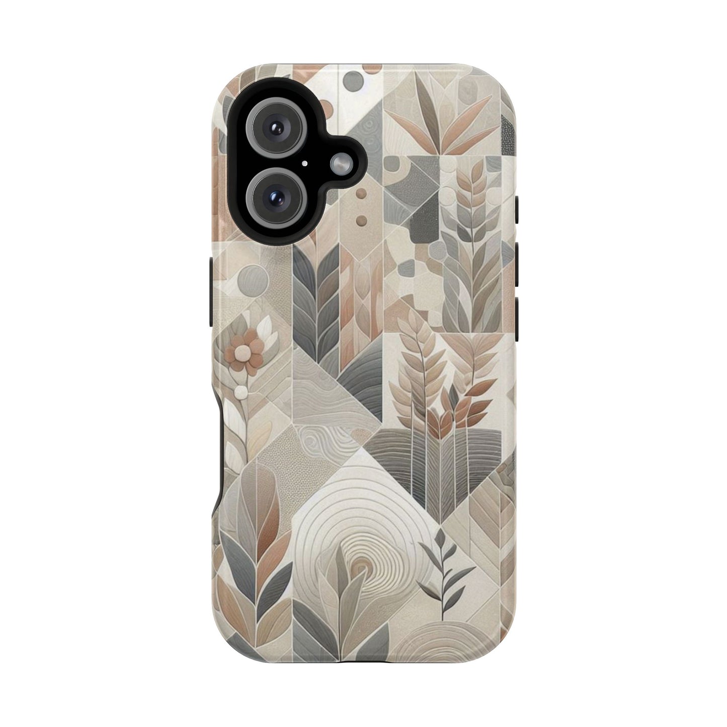 Boho Mosaic Phone Case Magnetic
