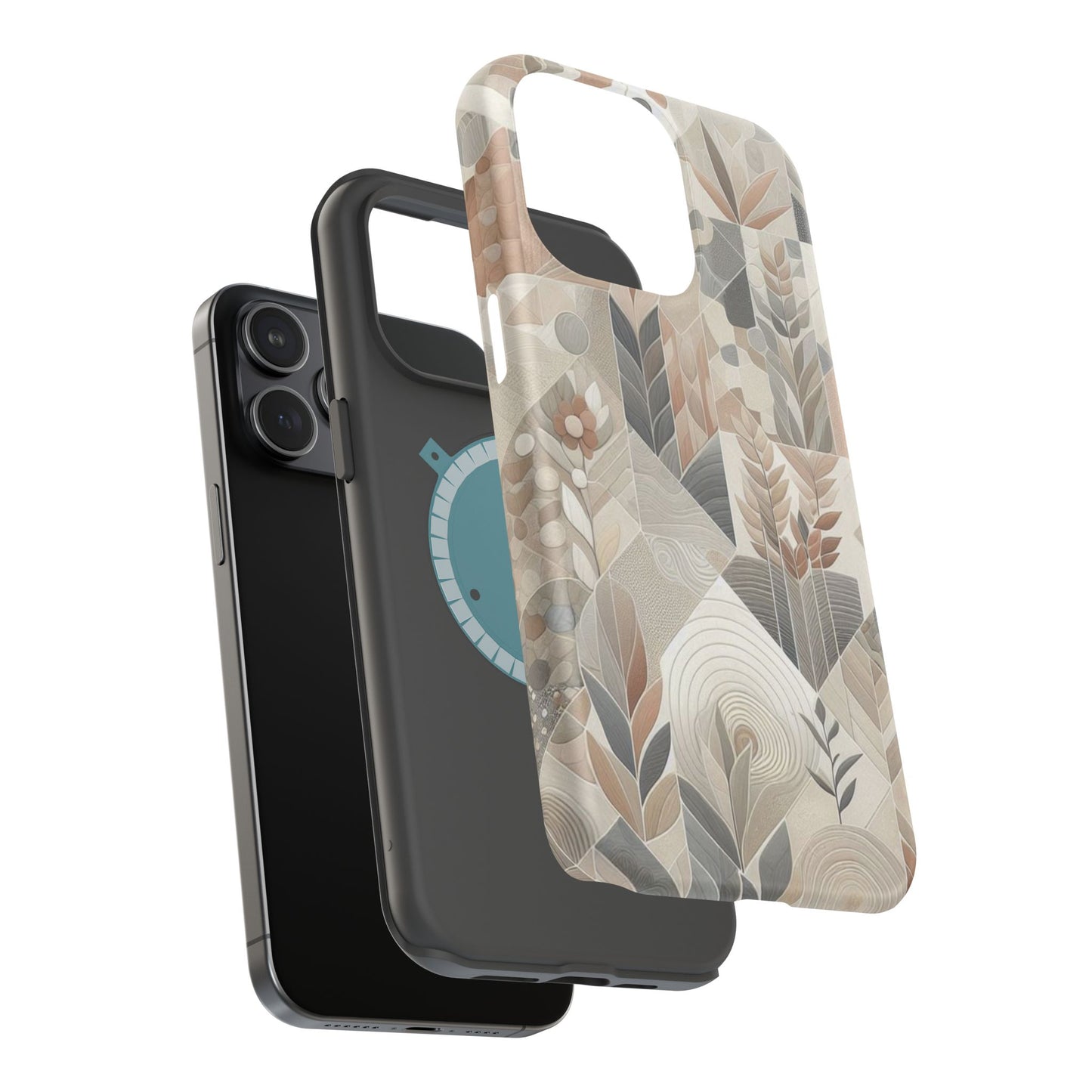 Boho Mosaic Phone Case Magnetic