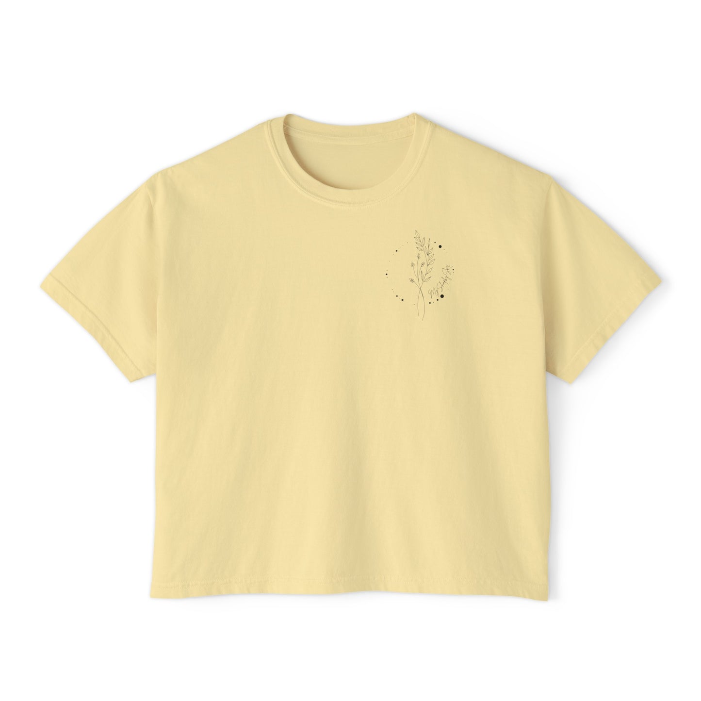 Flower Boxy Tee Women's