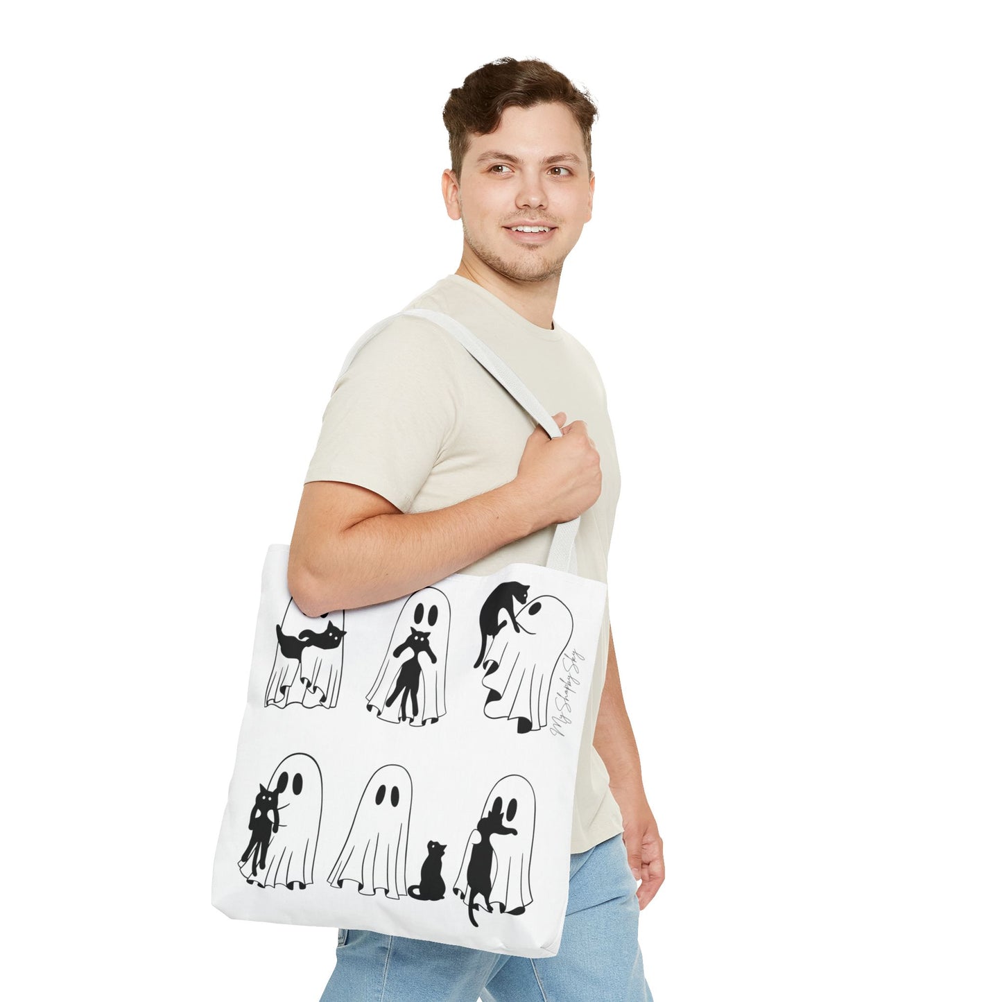 Halloween Bag Ghost Cat