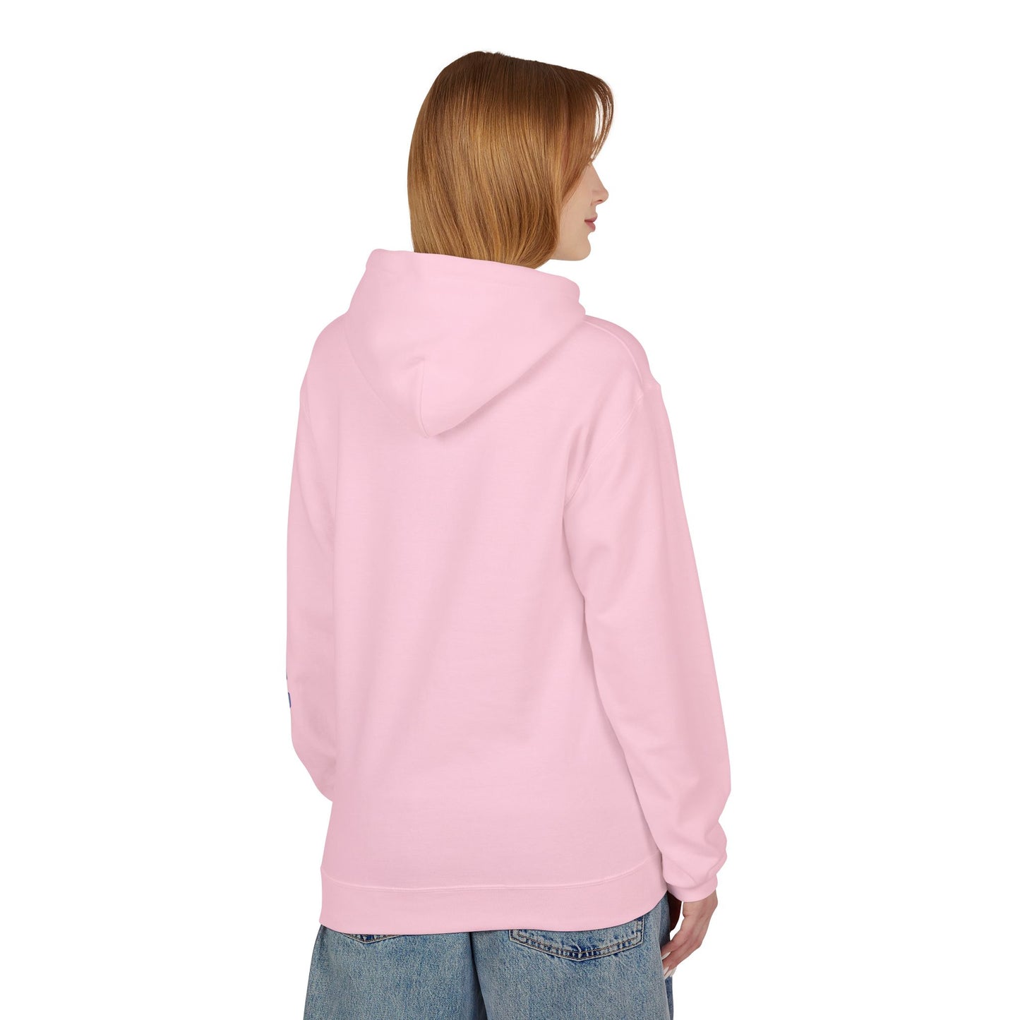 Teal/Purple Smiley Face Hoodie and 'Happiness' Sleeve Design