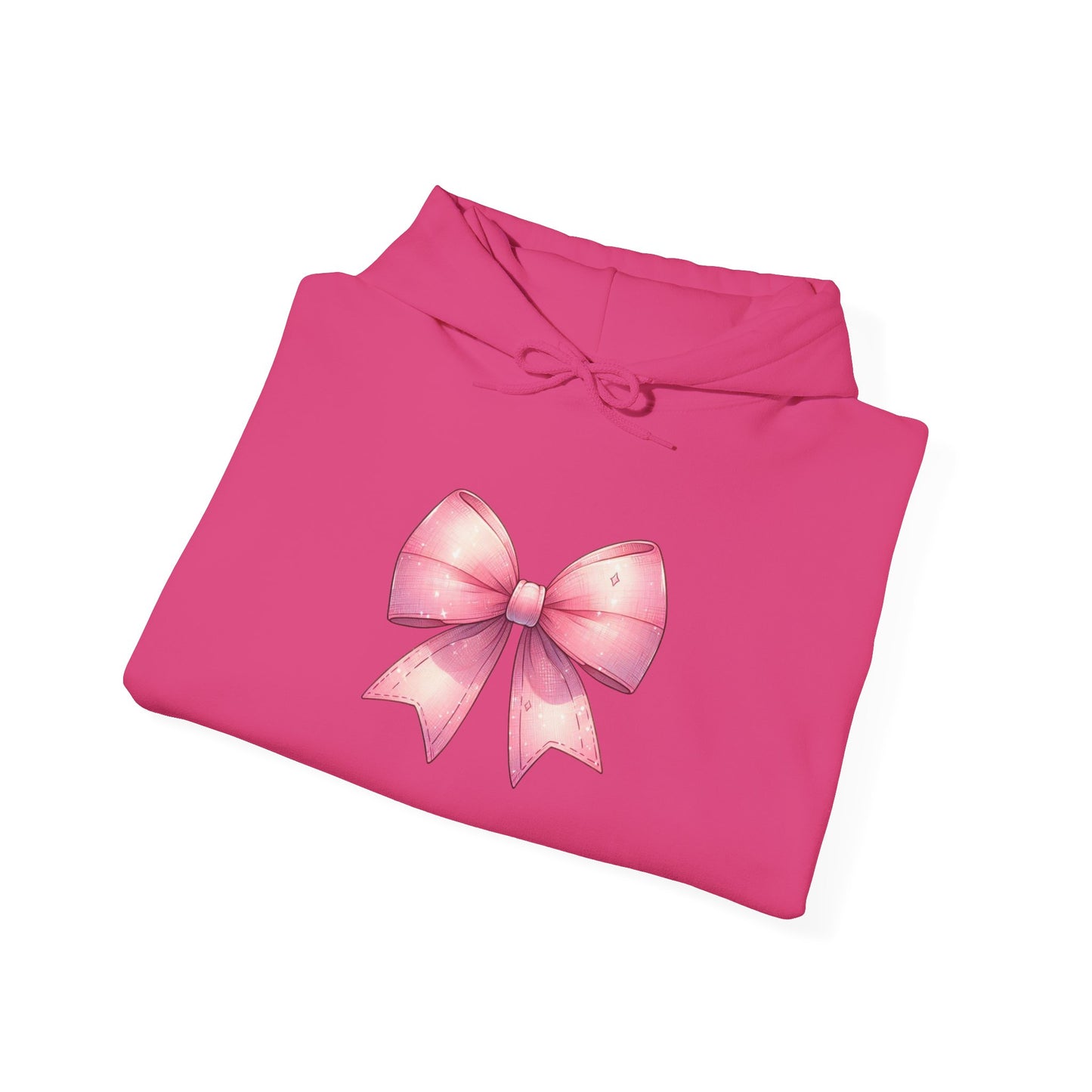 Pink Bow Hoodie Sweatshirt