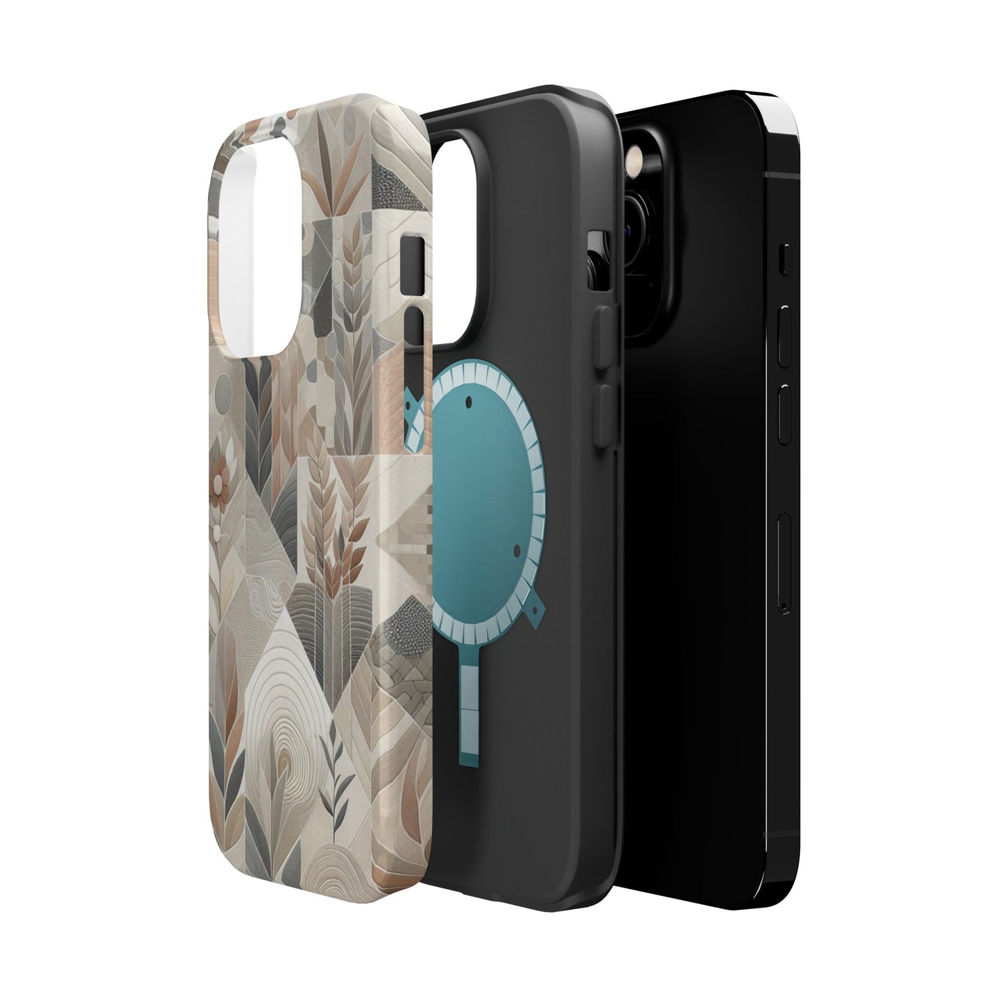 Boho Mosaic Phone Case Magnetic