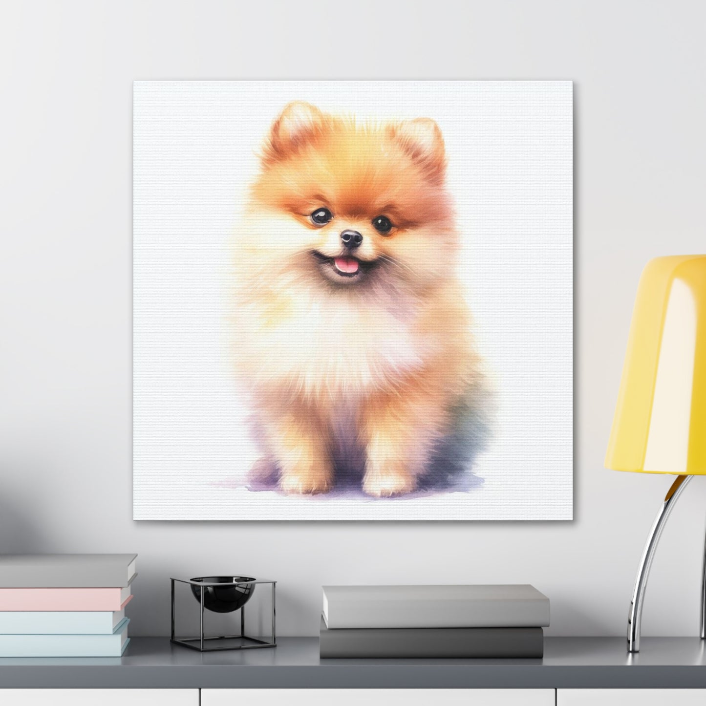 Pomeranian painting