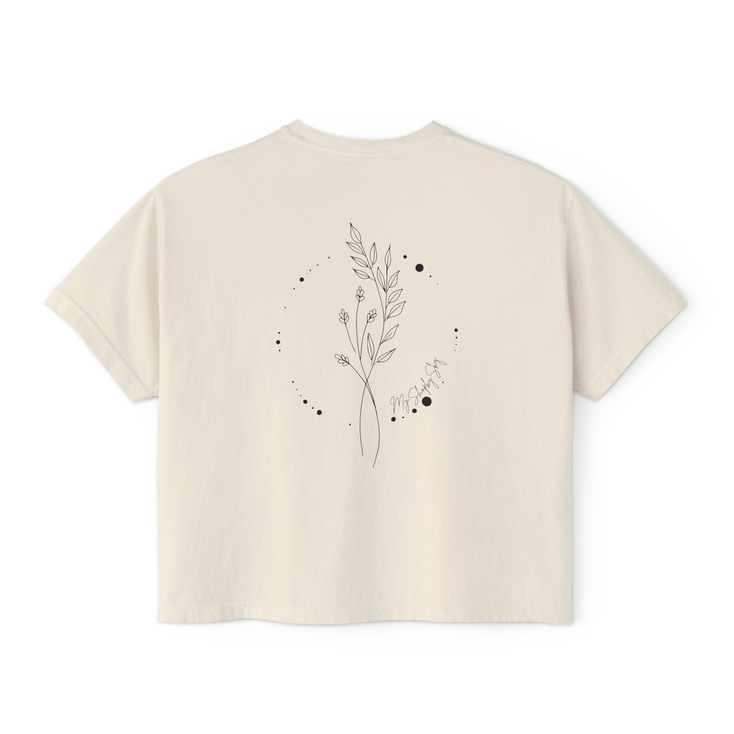 Flower Boxy Tee Women's