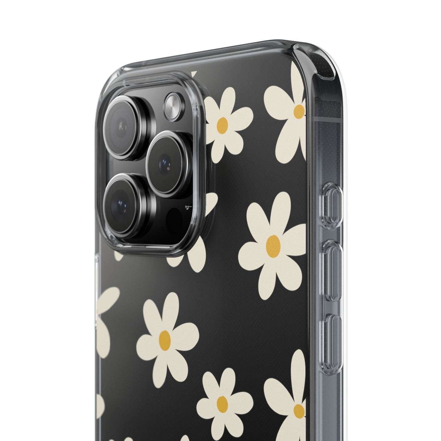 Clear Daisy Phone Case
