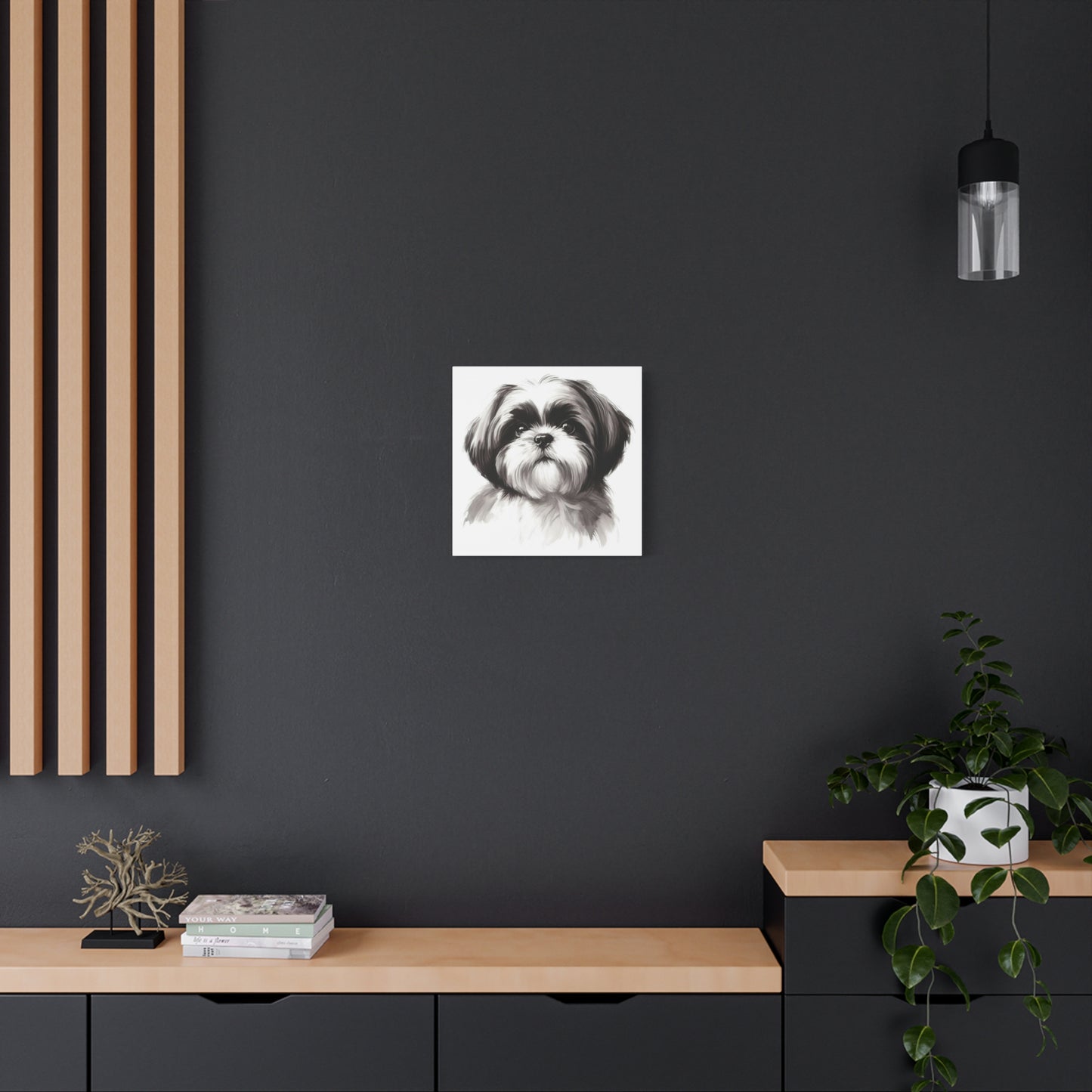 Shih tzu painting