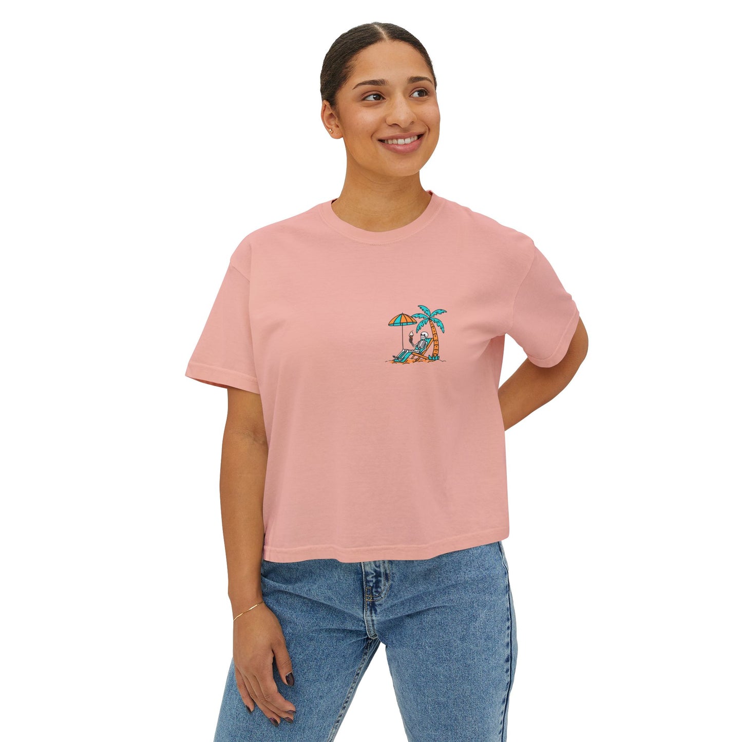 Summer Skeleton Women's Tee - Summerween Shirt