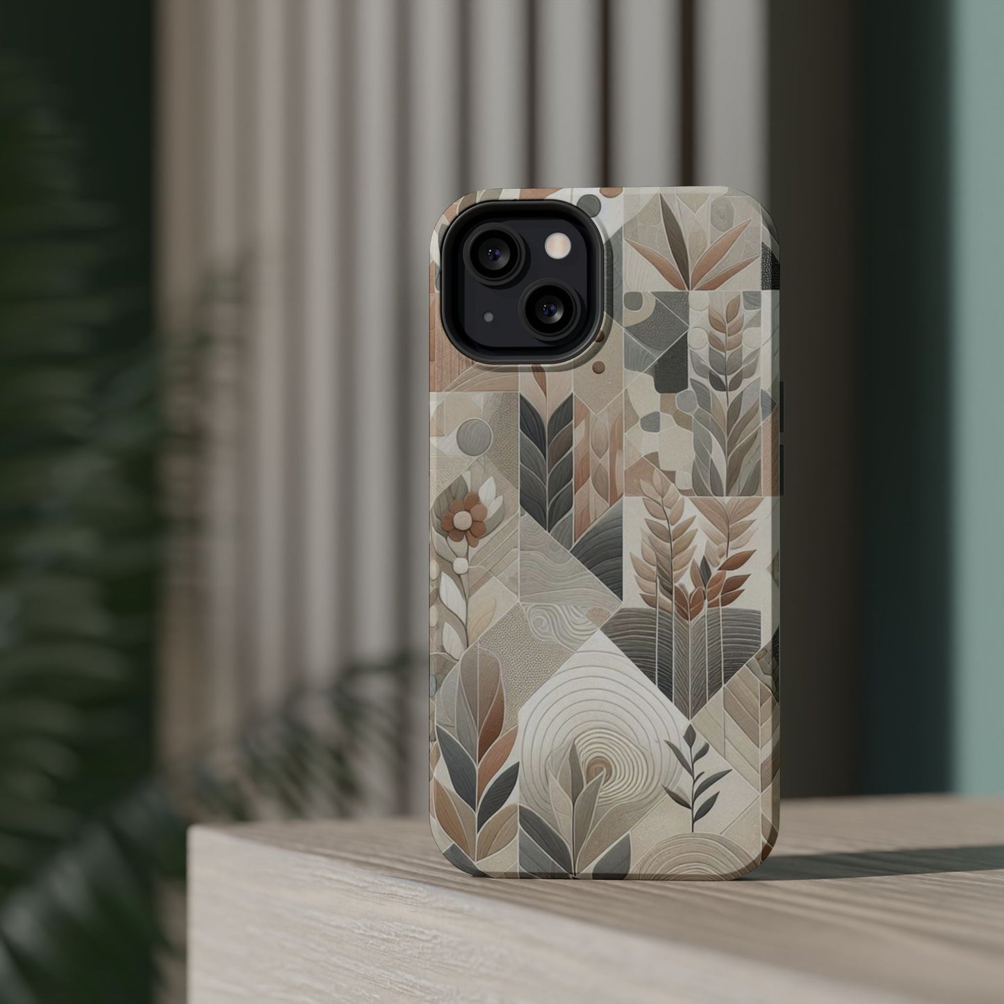 Boho Mosaic Phone Case Magnetic