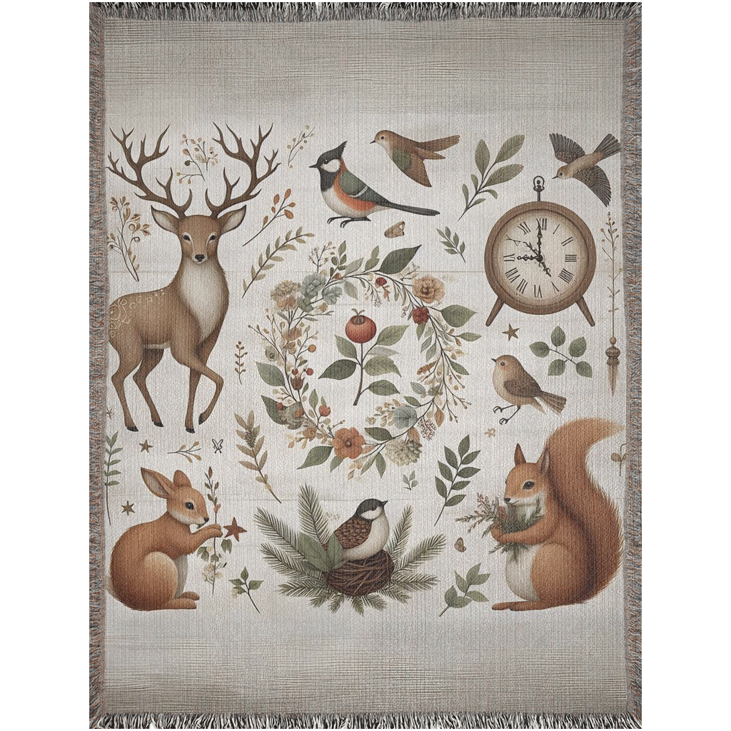 Cottagecore Woven Blanket